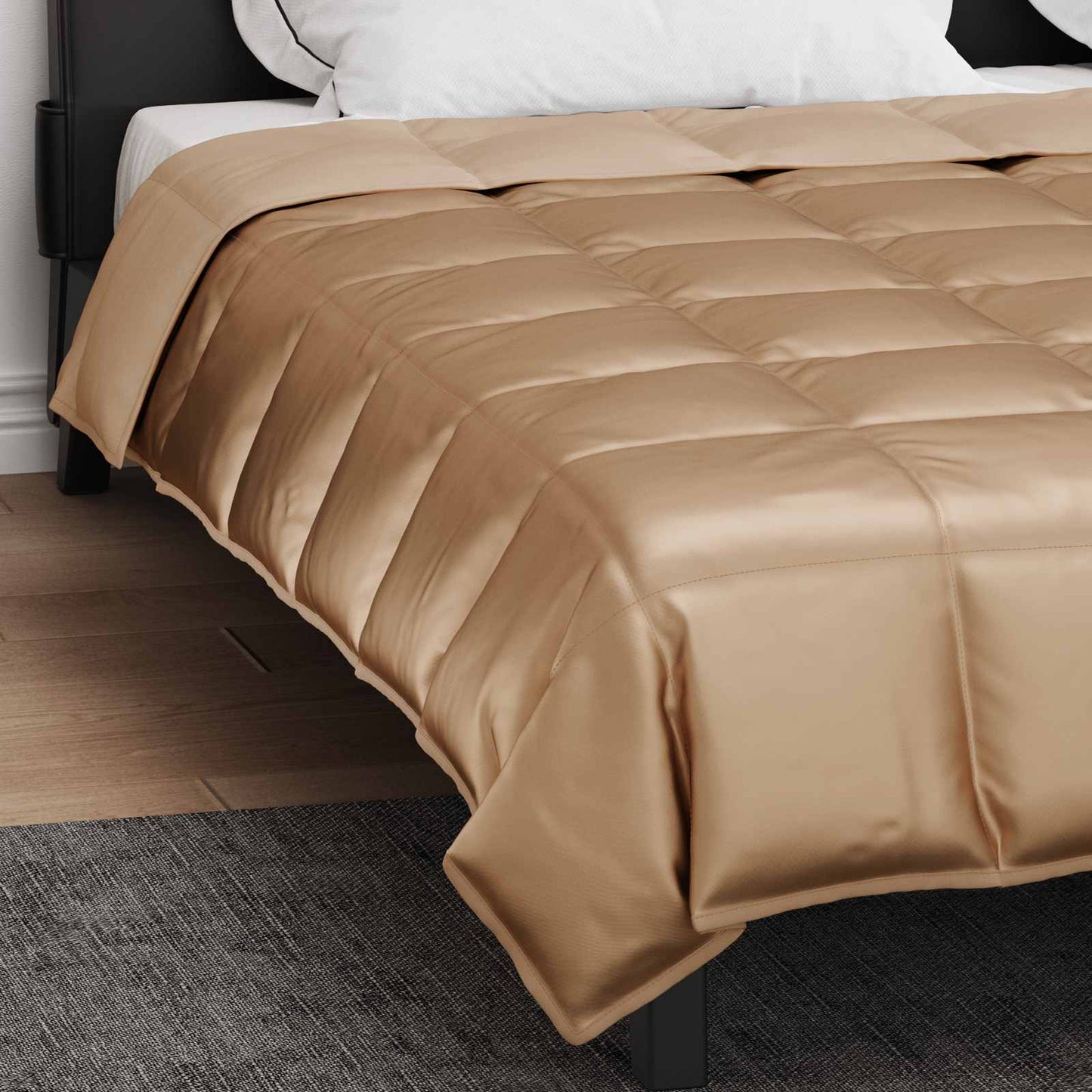 vidaXL Κουβέρτα ολόκληρου του χρόνου Χρυσό 220 x 240 cm