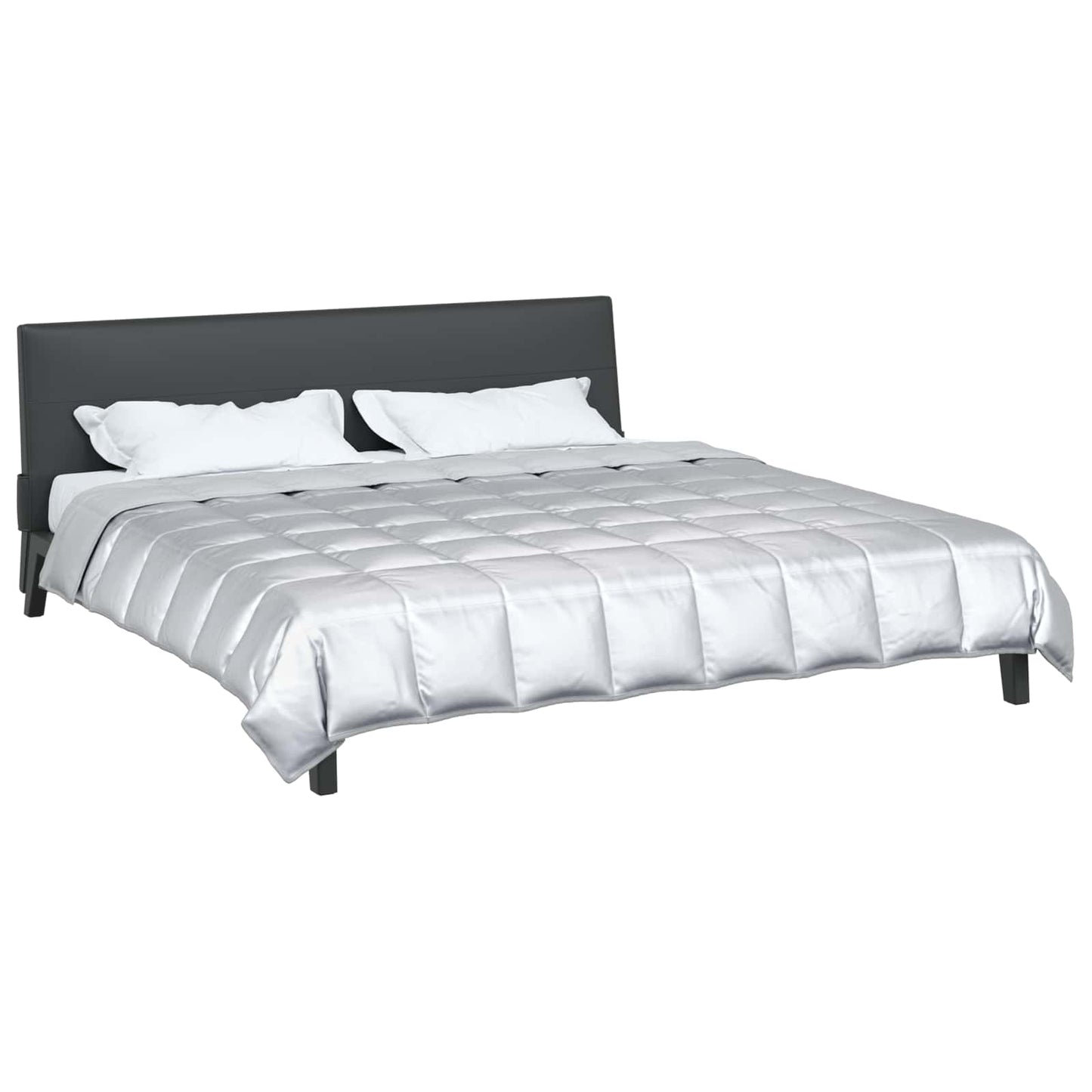 vidaXL Κουβέρτα ολόκληρου του χρόνου Ασημί 200 x 200 cm