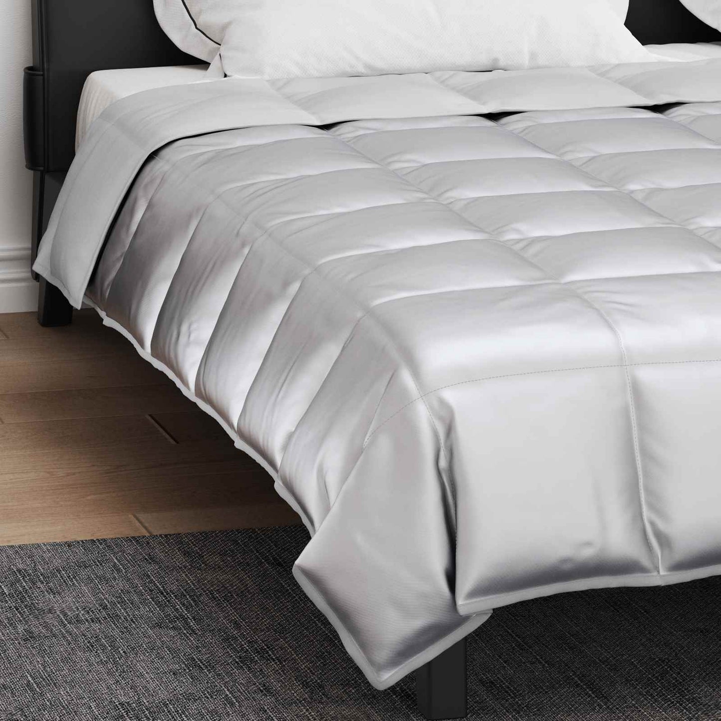 vidaXL Κουβέρτα ολόκληρου του χρόνου 200 x 240 cm 300 gsm Ασημί