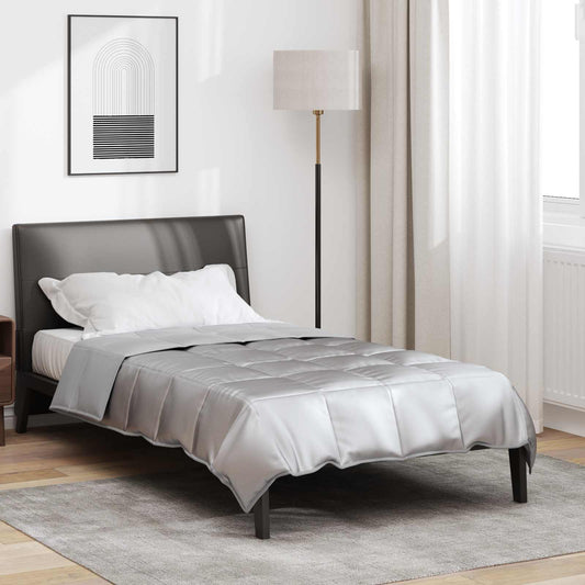 vidaXL Κουβέρτα ολόκληρου του χρόνου Ασημί 220 x 140 cm