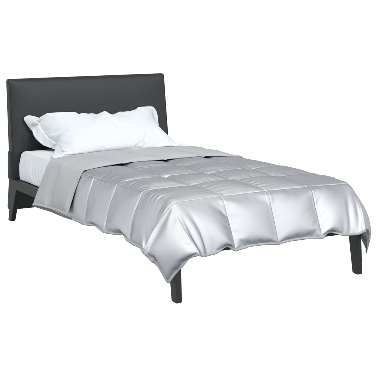 vidaXL Κουβέρτα ολόκληρου του χρόνου Ασημί 220 x 140 cm