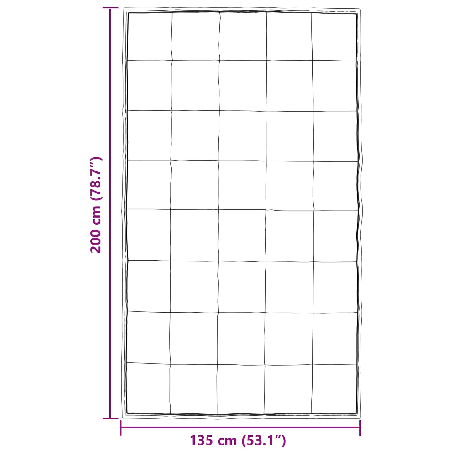 vidaXL Χειμερινό Παπλωματοθήκη Ασημί 200 x 135 εκ. Σατέν και Μικροΐνες