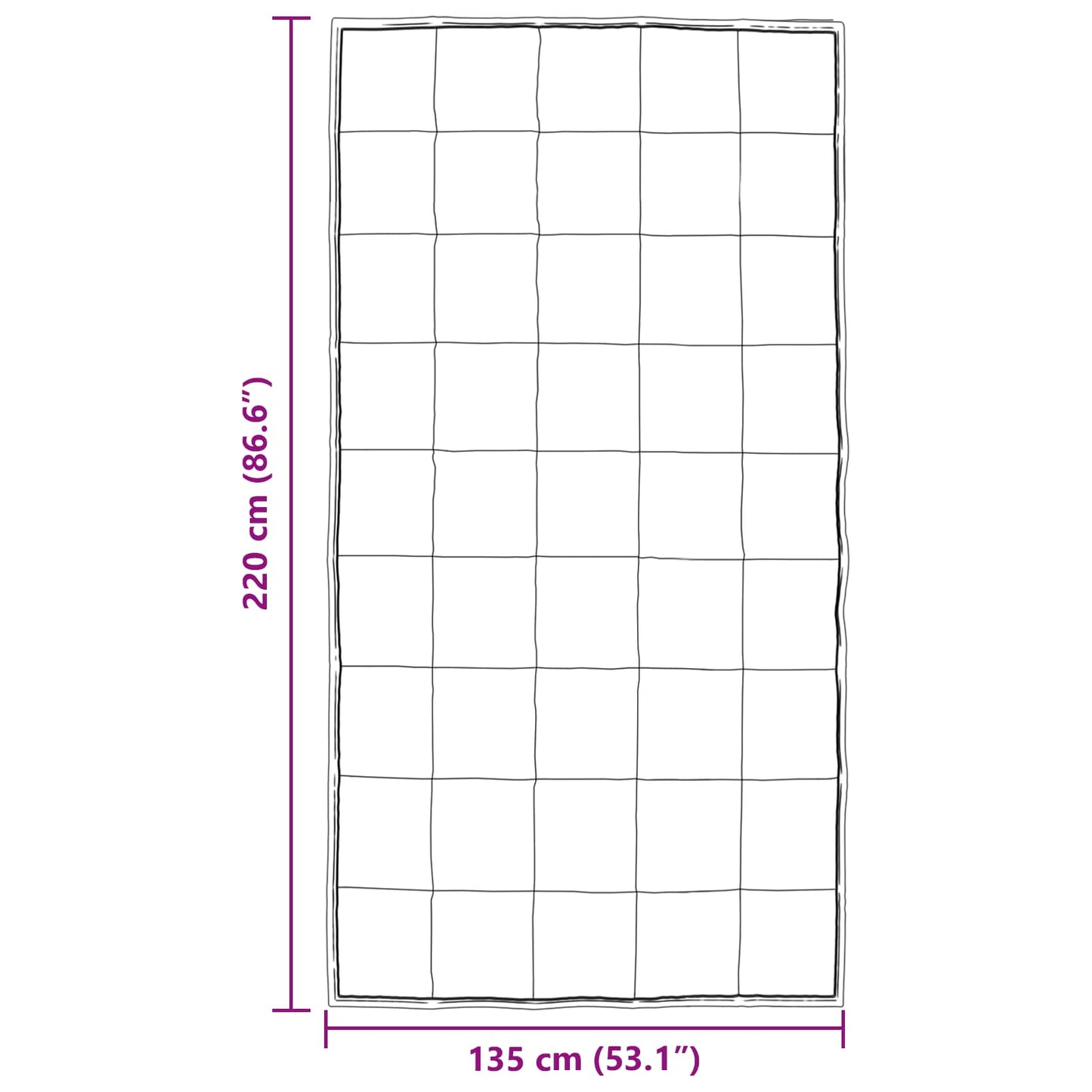 vidaXL Χειμερινό Παπλωματοθήκη Ασημί 135 x 220 εκ. Σατέν και Μικροΐνες