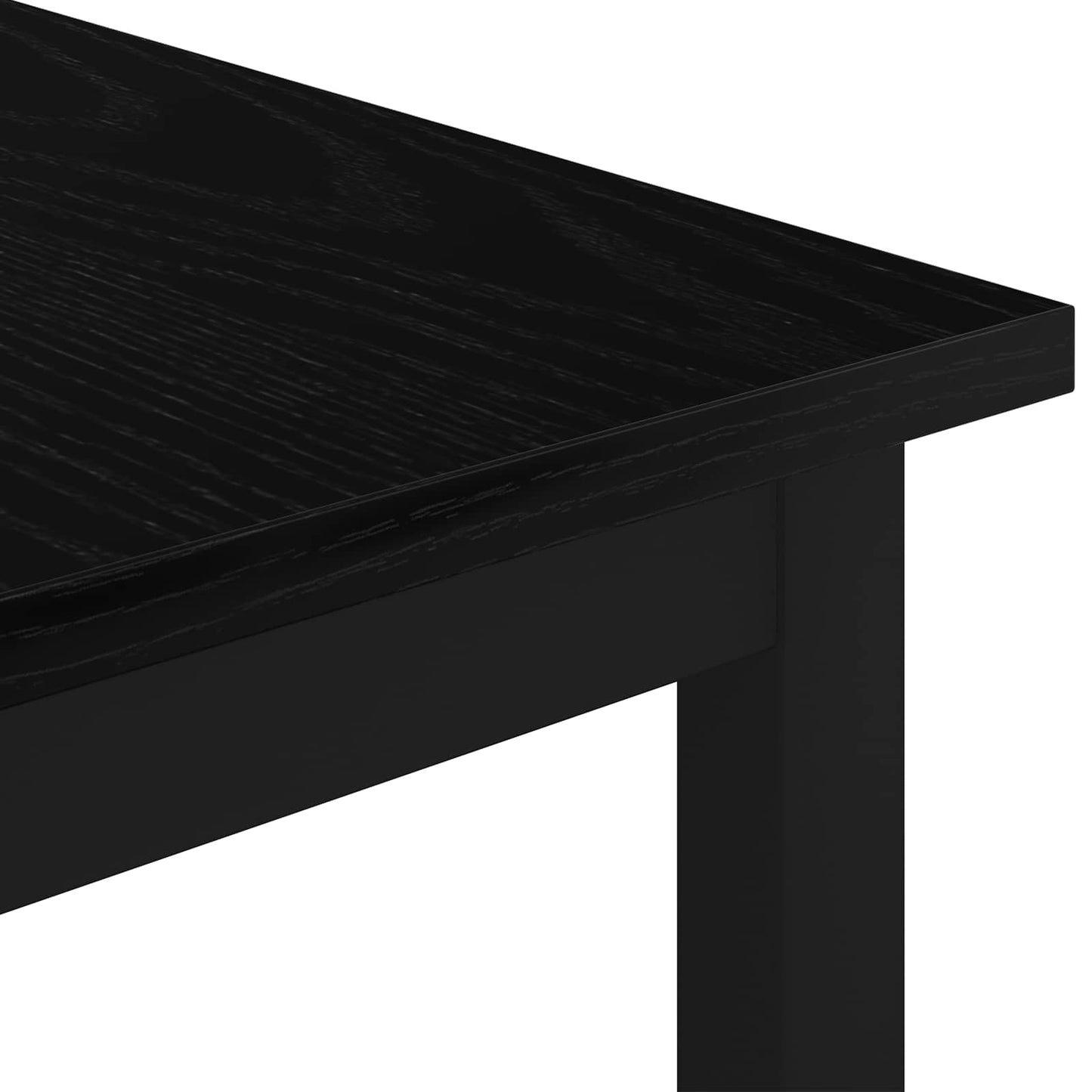 vidaXL Τραπεζάκι σαλονιού Μαύρη Οξυά 40 x 40 x 36 cm