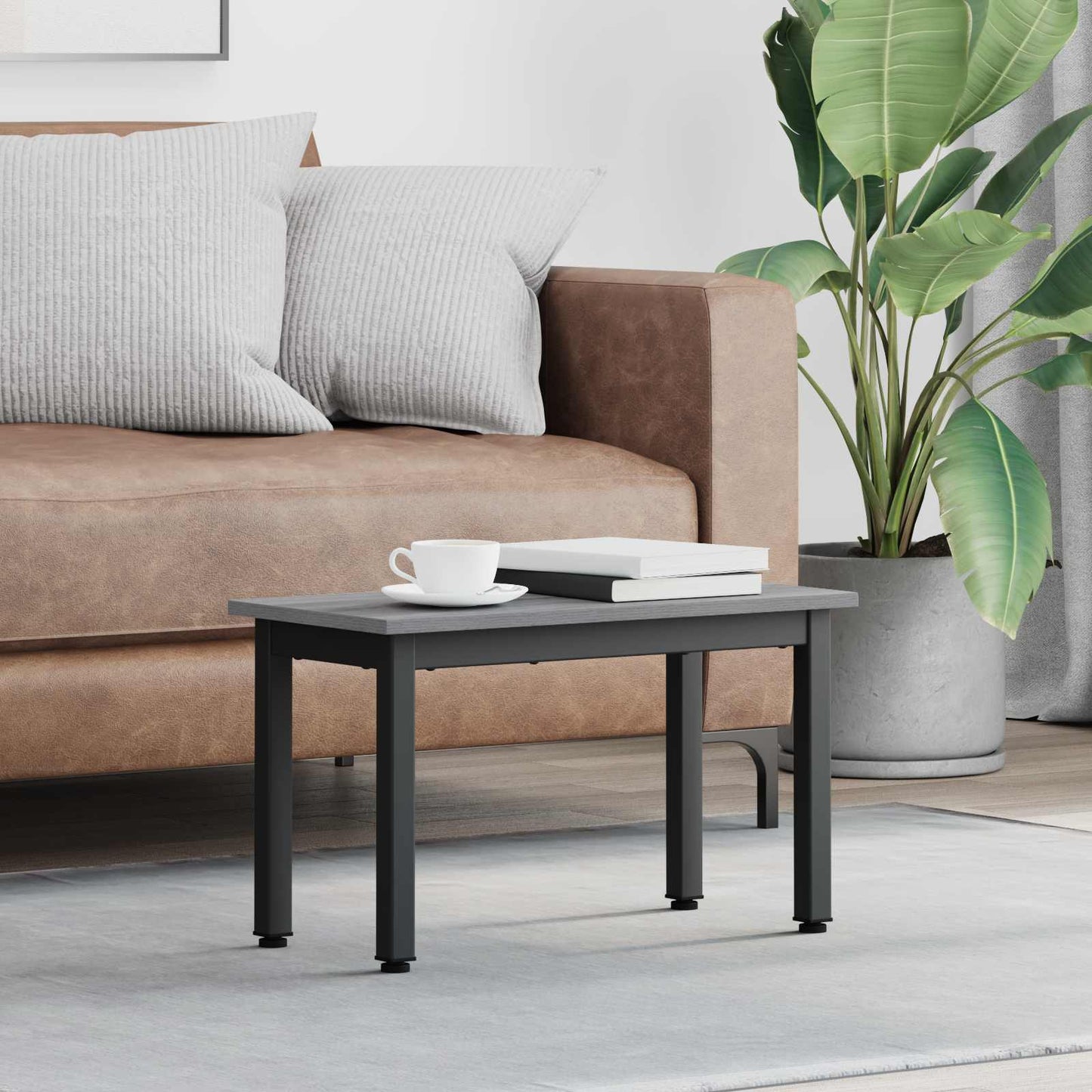 vidaXL Τραπεζάκι σαλονιού Γκρίζο Σονομα 60 x 30 x 36 cm