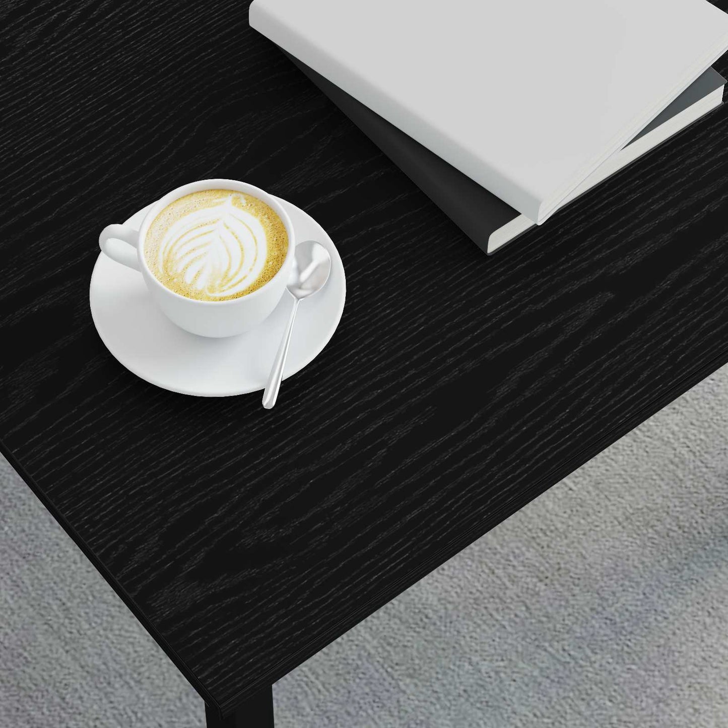 vidaXL Τραπεζάκι σαλονιού Μαύρη Οξυά 60 x 50 x 36 εκ