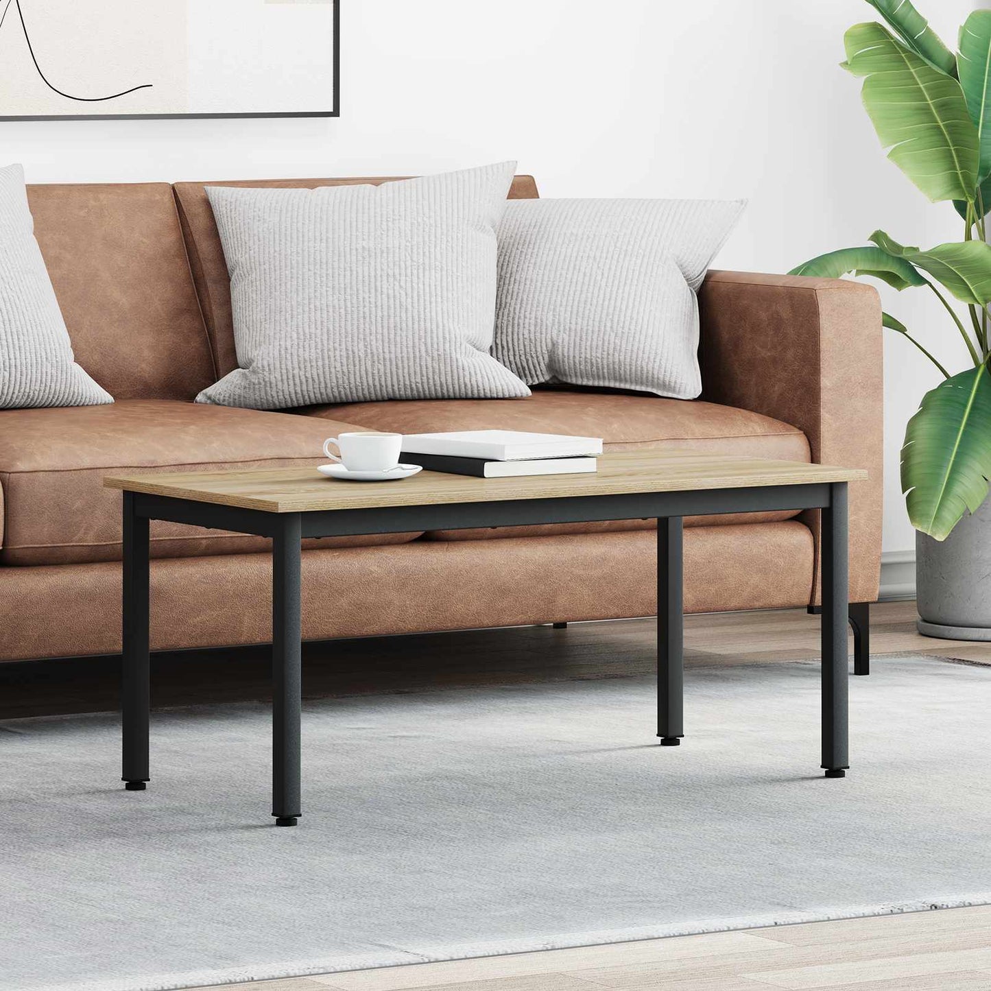 vidaXL Τραπεζάκι σαλονιού Σονόμα 100 x 50 x 45 cm Επεξεργασμένο ξύλο