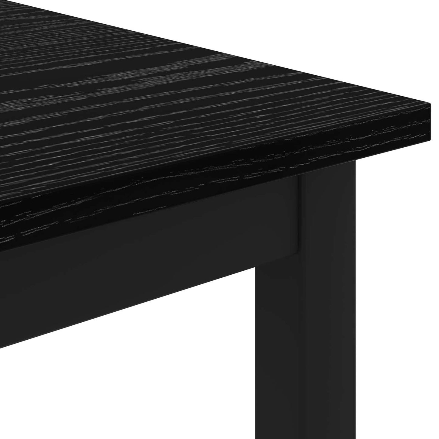 vidaXL Τραπεζάκι σαλονιού Μαύρη Οξυά 80 x 80 x 45 cm