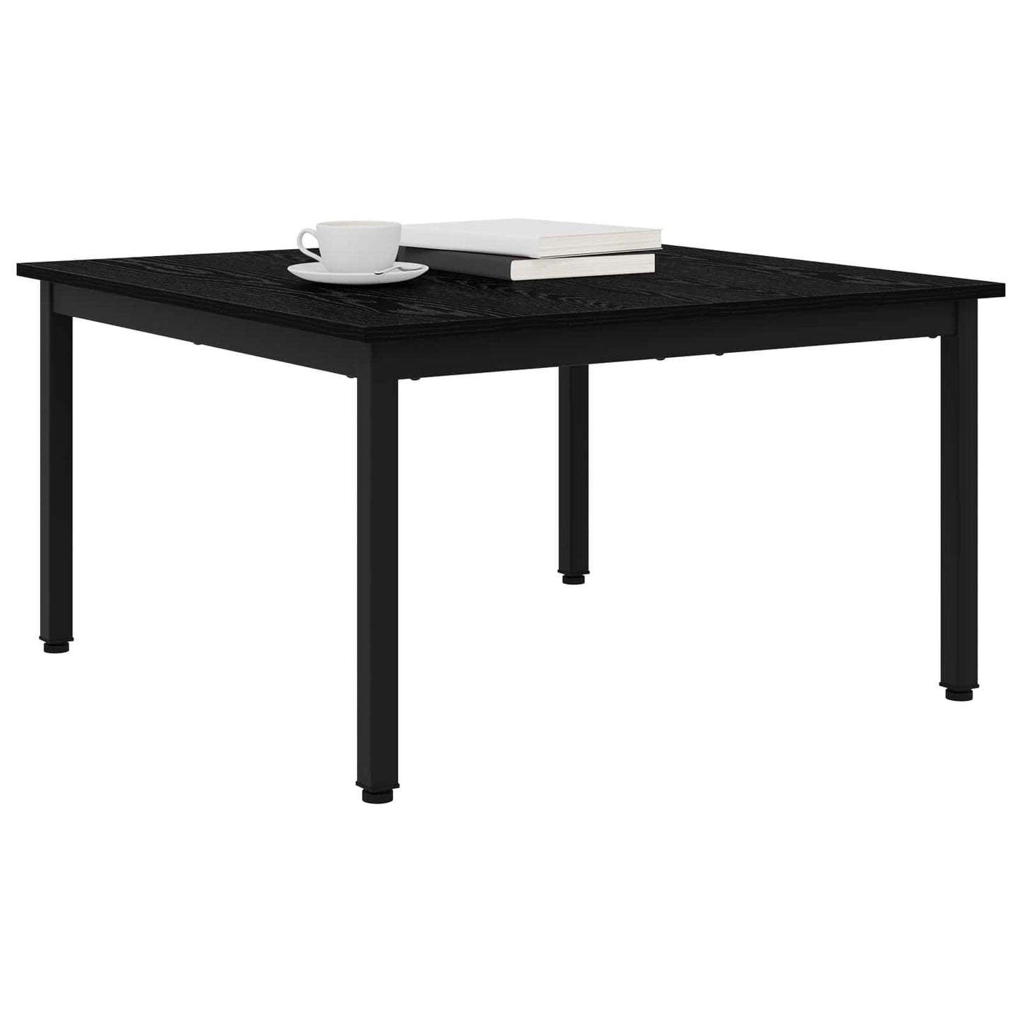 vidaXL Τραπεζάκι σαλονιού Μαύρη Οξυά 80 x 80 x 45 cm