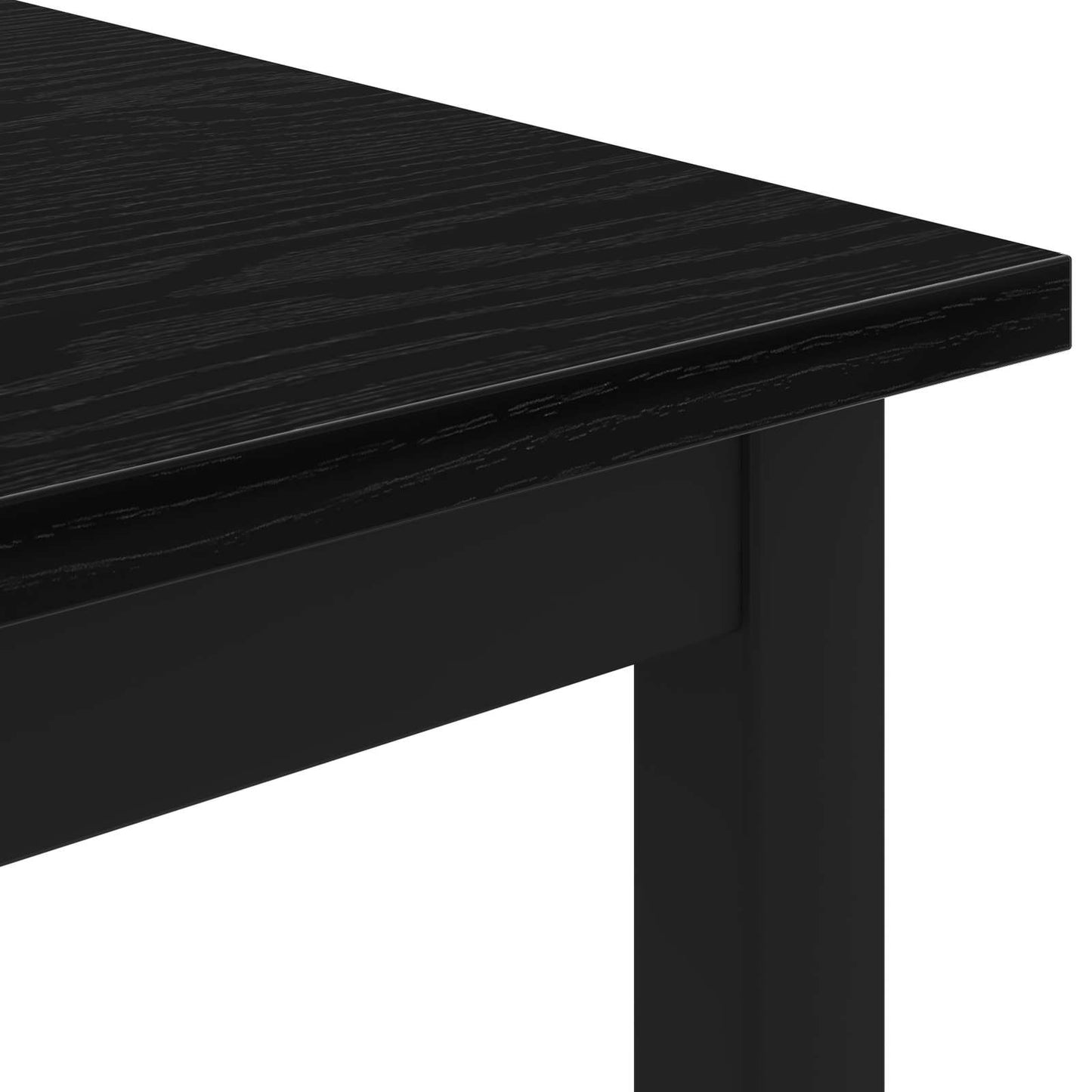 vidaXL Τραπεζάκι σαλονιού Μαύρη Οξυά 100 x 100 x 45 cm
