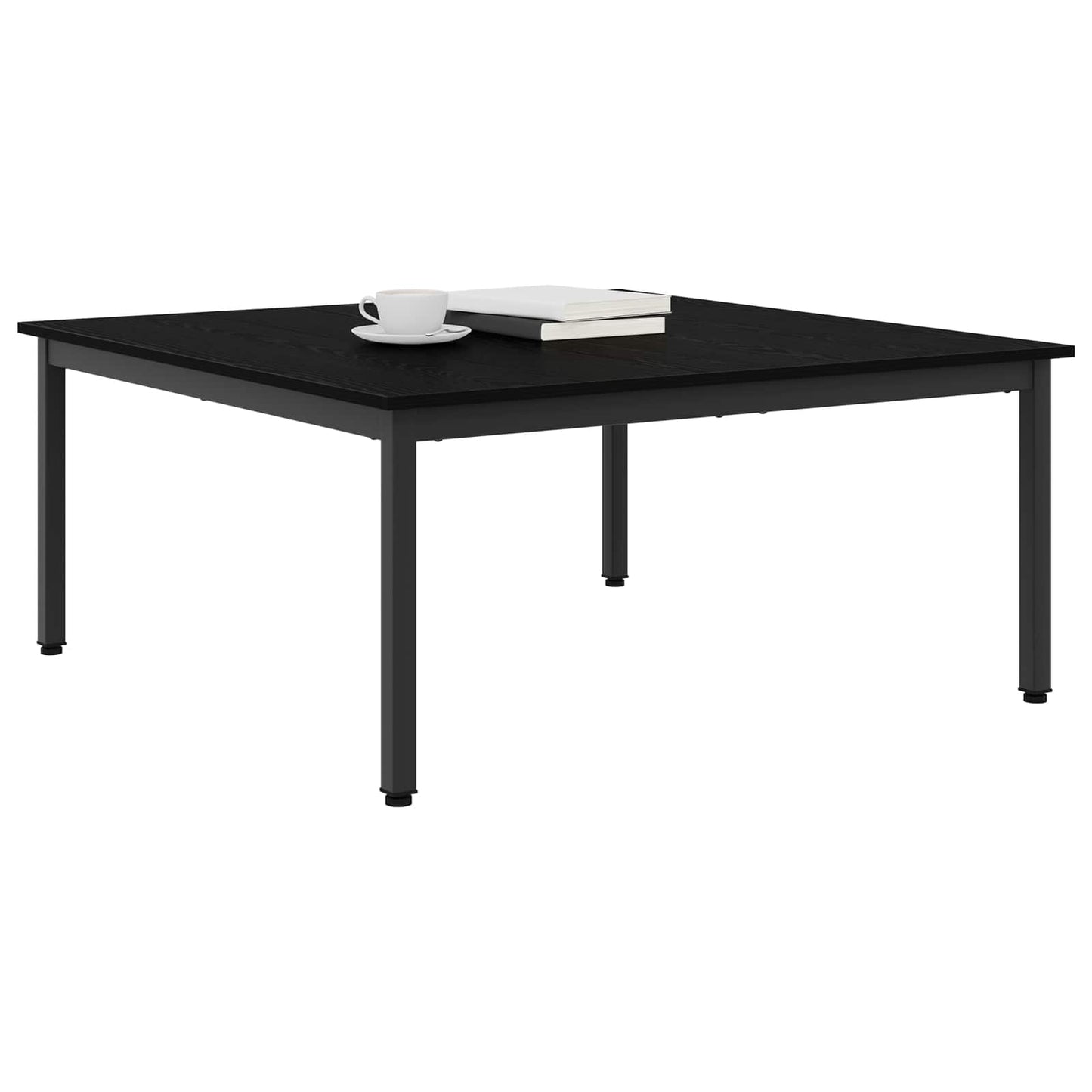 vidaXL Τραπεζάκι σαλονιού Μαύρη Οξυά 100 x 100 x 45 cm