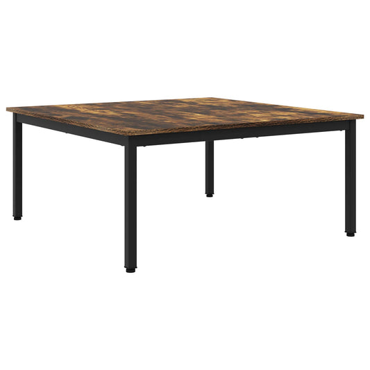 vidaXL Τραπεζάκι σαλονιού Καπνιστό Δρύς 100 x 100 x 45 cm