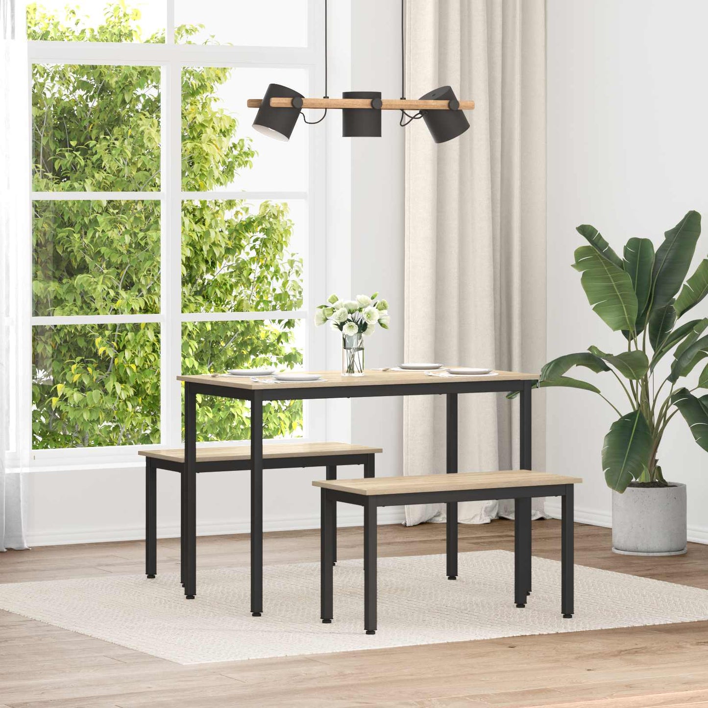 vidaXL παγκάκι Σονόμα 80 x 35 x 45 cm Επεξεργασμένο ξύλο