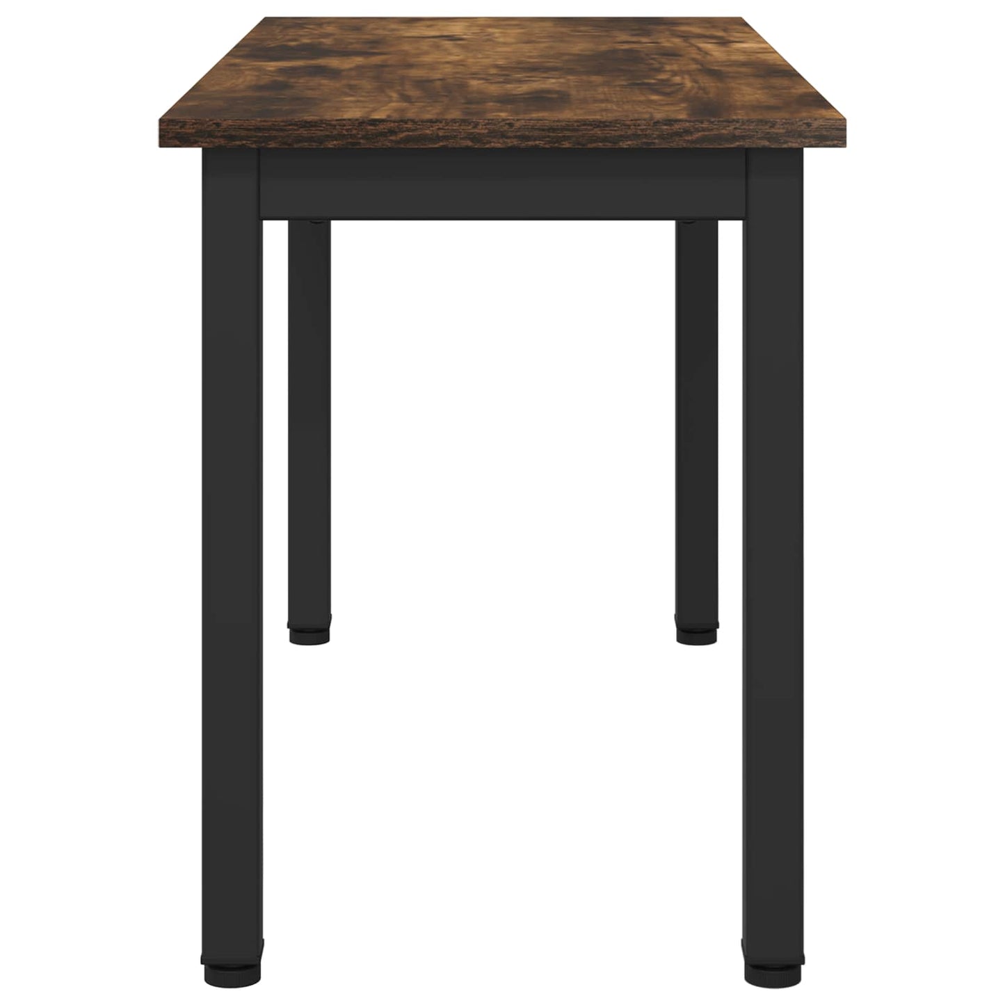 vidaXL παγκάκι Καπνιστό Δρύς 80 x 35 x 45 cm Επεξεργασμένο ξύλο