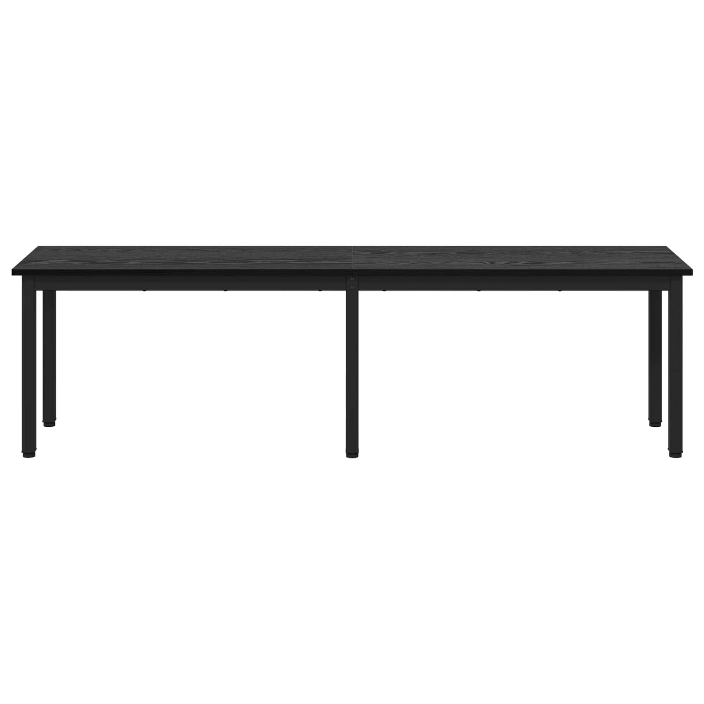 vidaXL παγκάκι Μαύρη Οξυά 160 x 35 x 45 cm Επεξεργασμένο Ξύλο
