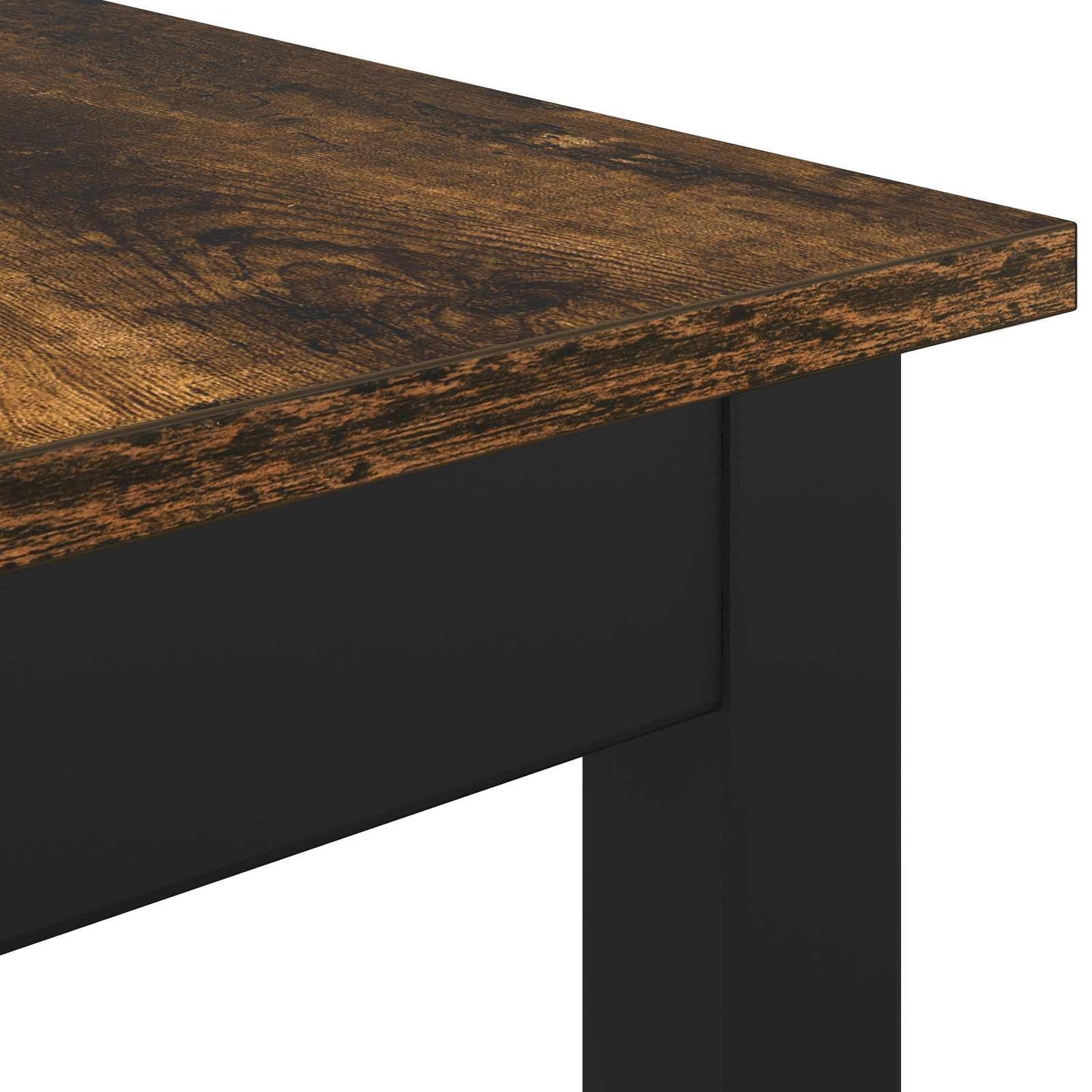 vidaXL παγκάκι Καπνιστό Δρύς 160 x 35 x 45 cm Επεξεργασμένο ξύλο