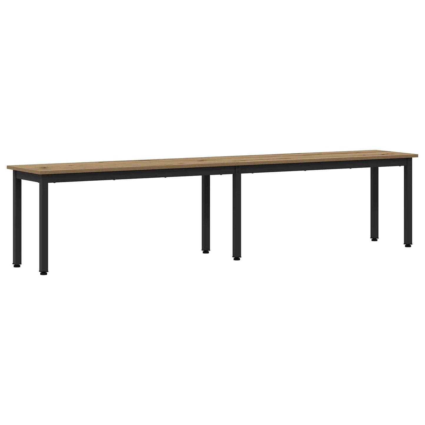 vidaXL παγκάκι Artisan Δρυς 200 x 35 x 45 εκ Επεξεργασμένο Ξύλο