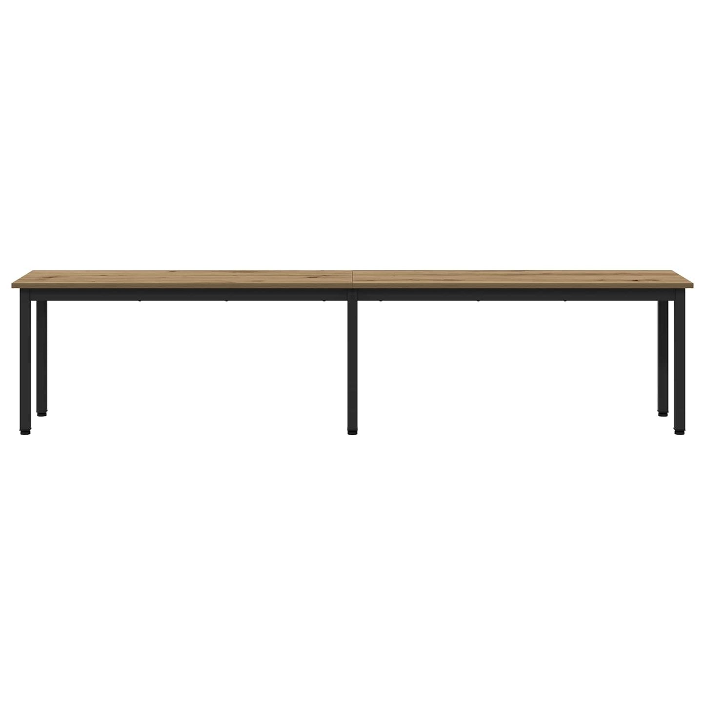 vidaXL παγκάκι Artisan Δρυς 200 x 35 x 45 εκ Επεξεργασμένο Ξύλο