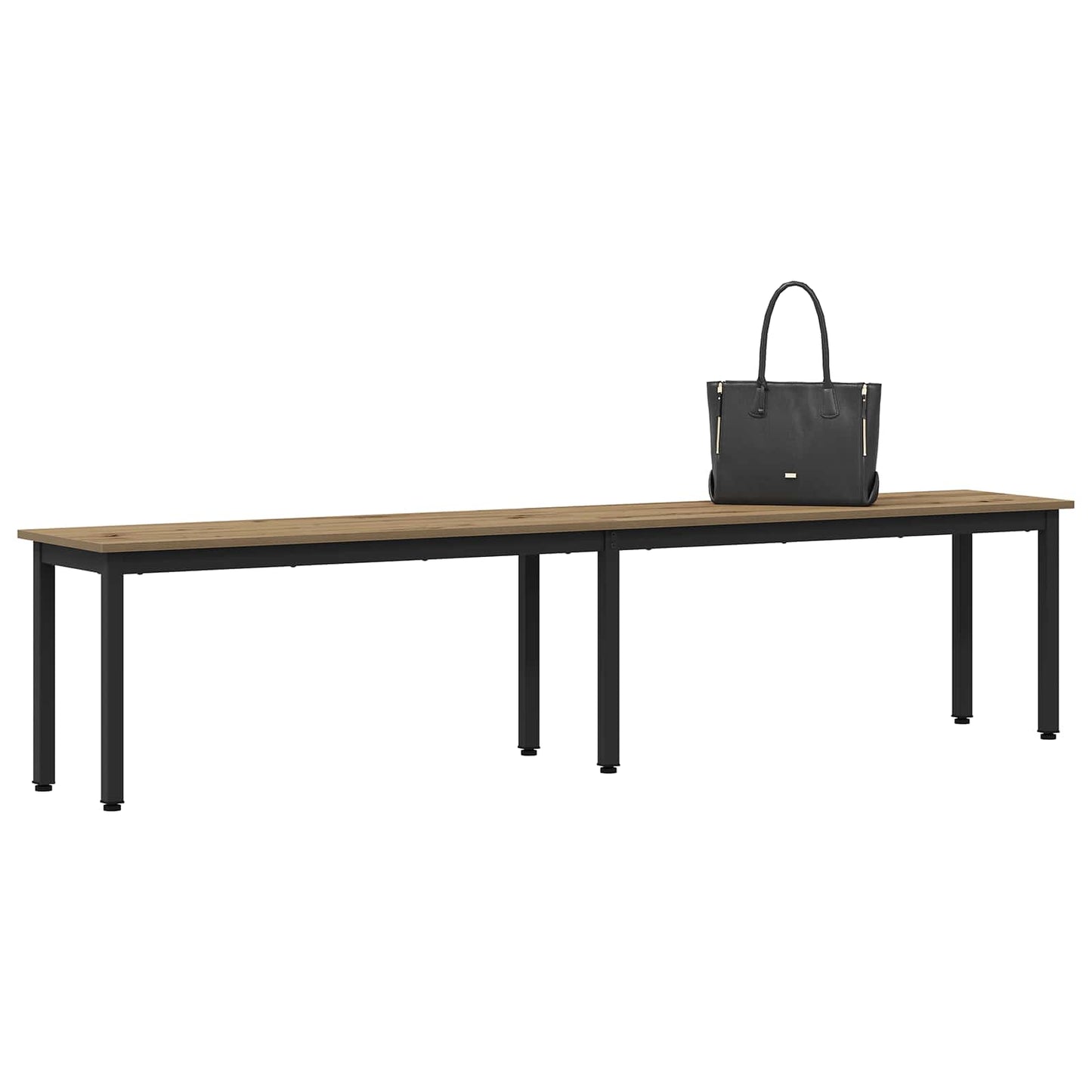 vidaXL παγκάκι Artisan Δρυς 200 x 35 x 45 εκ Επεξεργασμένο Ξύλο