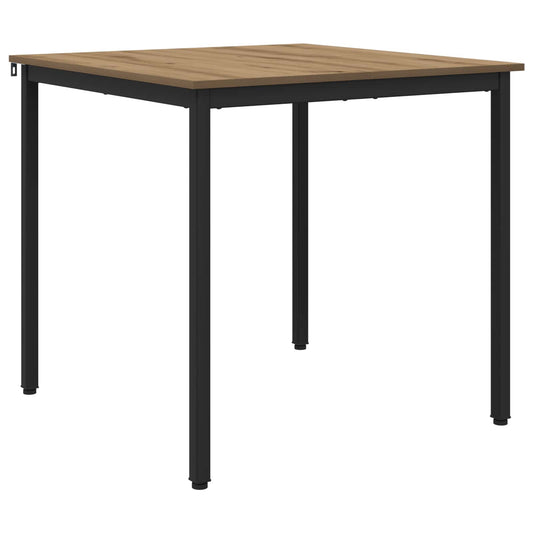 vidaXL Τραπεζαρίες 80 x 80 x 75 cm ΜΕΤΑΛΛΟ τετράγωνο