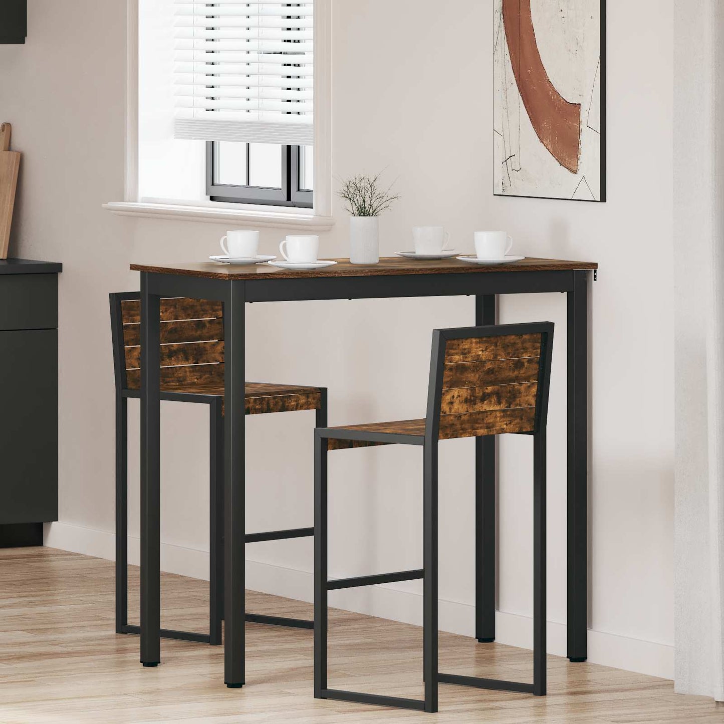 vidaXL Τραπεζαρίες Επεξεργασμένο ξύλο