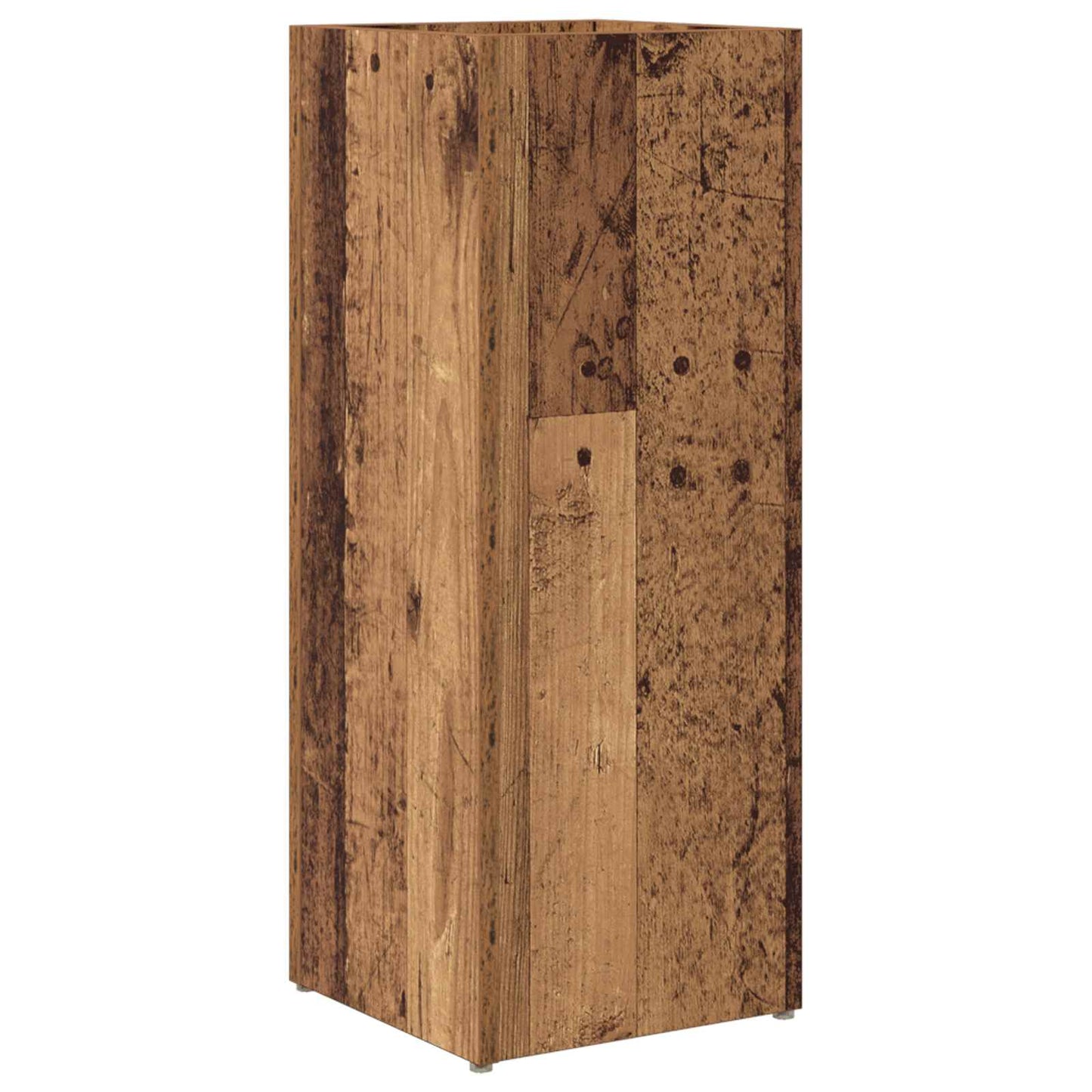 vidaXL Σχέδιο & βάση αποθήκευσης Παλιό ξύλο 25 x 24,5 x 64 εκ.