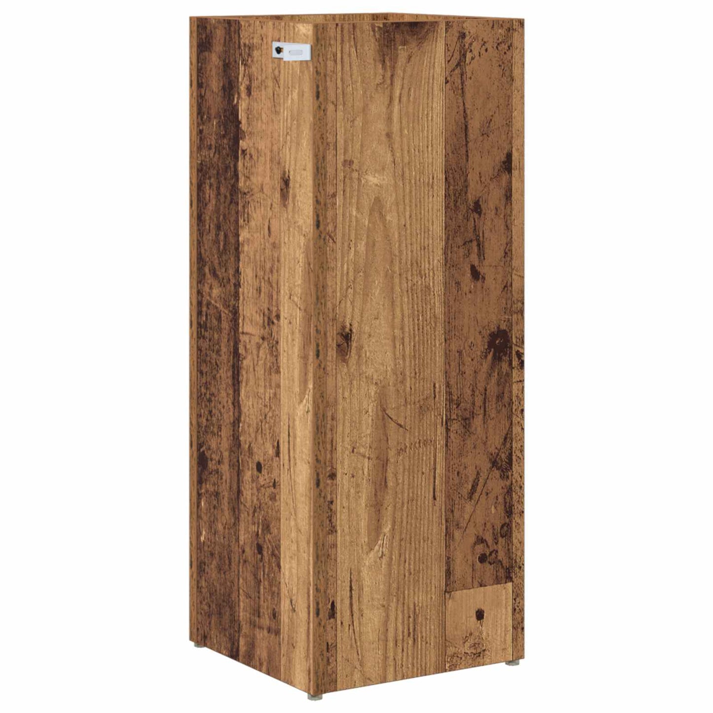 vidaXL Σχέδιο & βάση αποθήκευσης Παλιό ξύλο 25 x 24,5 x 64 εκ.