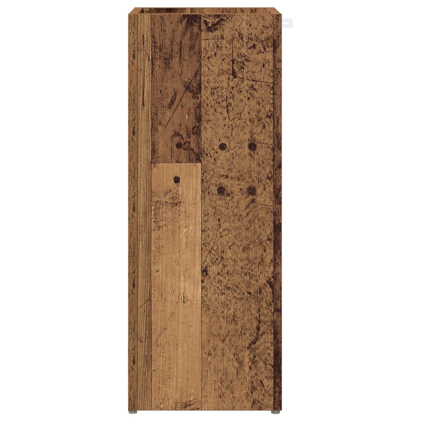 vidaXL Σχέδιο & βάση αποθήκευσης Παλιό ξύλο 25 x 24,5 x 64 εκ.