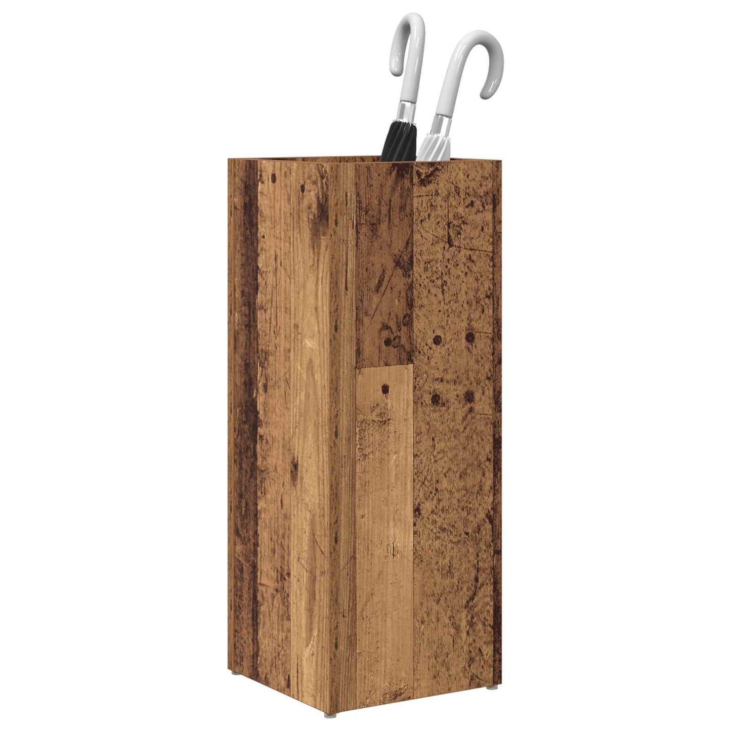 vidaXL Σχέδιο & βάση αποθήκευσης Παλιό ξύλο 25 x 24,5 x 64 εκ.