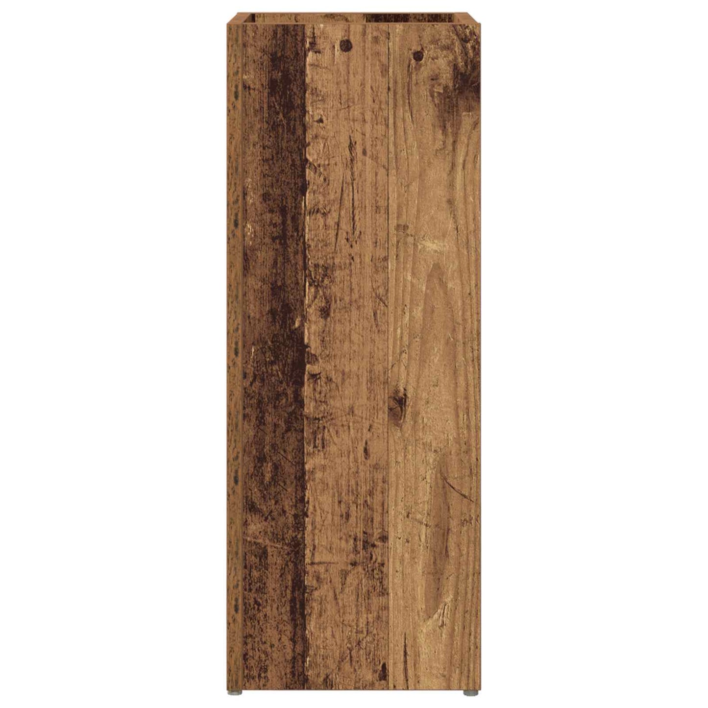 vidaXL Σχέδιο & βάση αποθήκευσης Παλιό ξύλο 25 x 24,5 x 64 εκ.