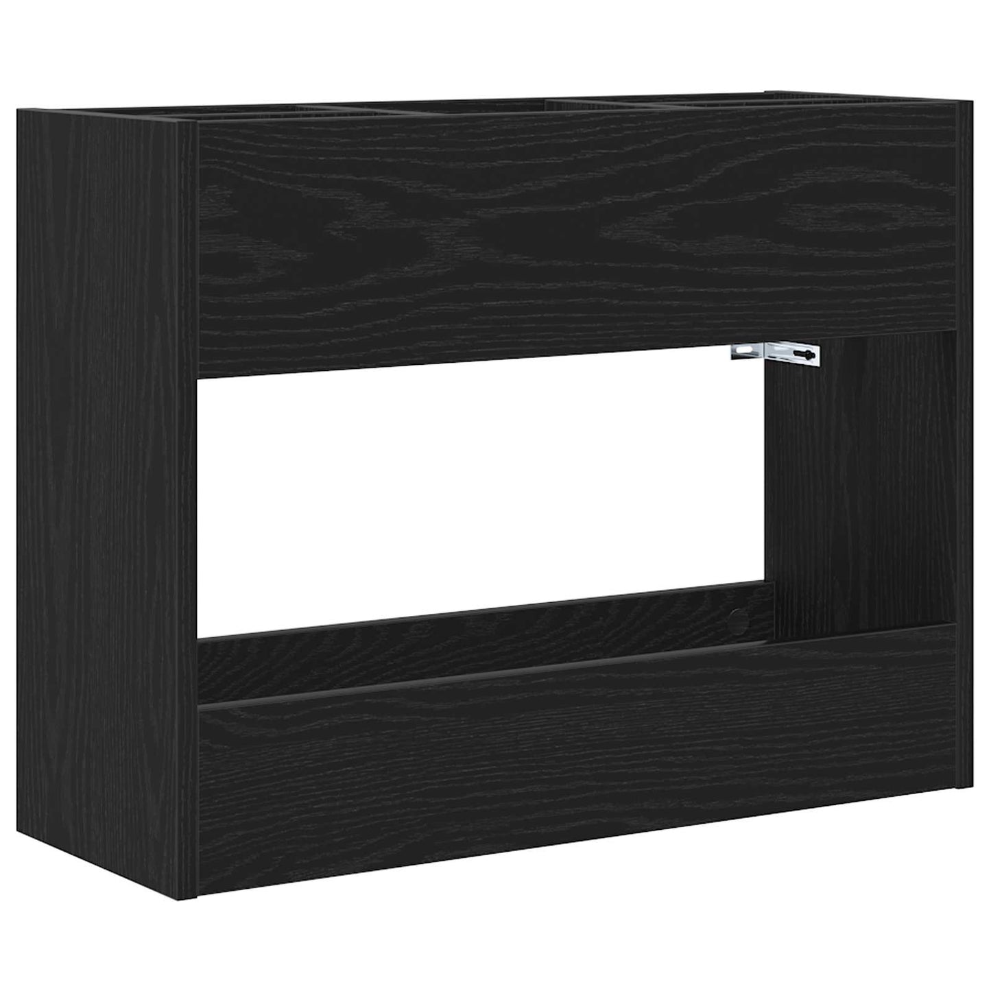 vidaXL Σχέδιο & βάση αποθήκευσης Μαύρη Οξυά 65 x 24 x 50 εκ