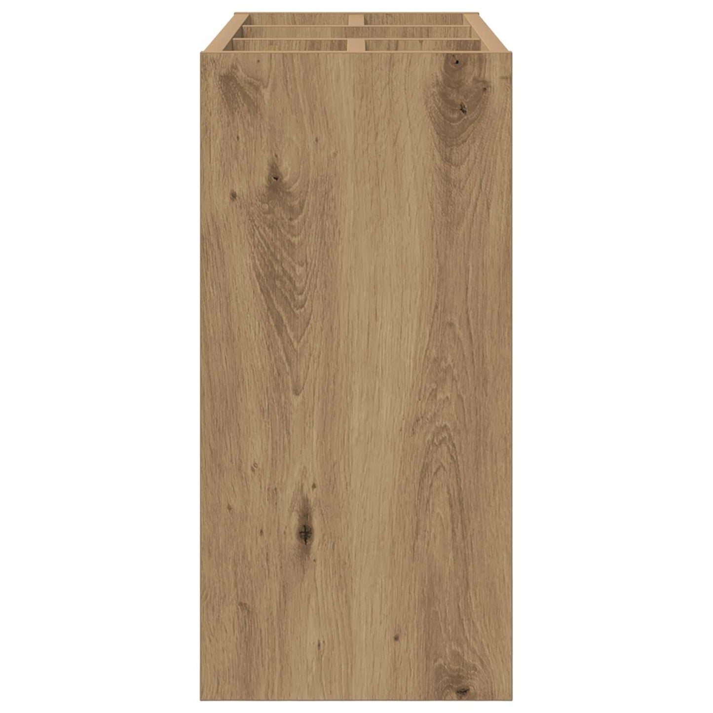 vidaXL Σχέδιο & βάση αποθήκευσης Artisan Oak 65 x 24 x 50 εκ
