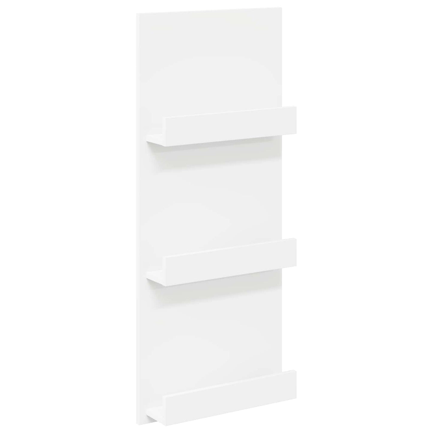 vidaXL Ράφι Περιοδικών Λευκό 51 x 11 x 102 εκ Επεξεργασμένο ξύλο