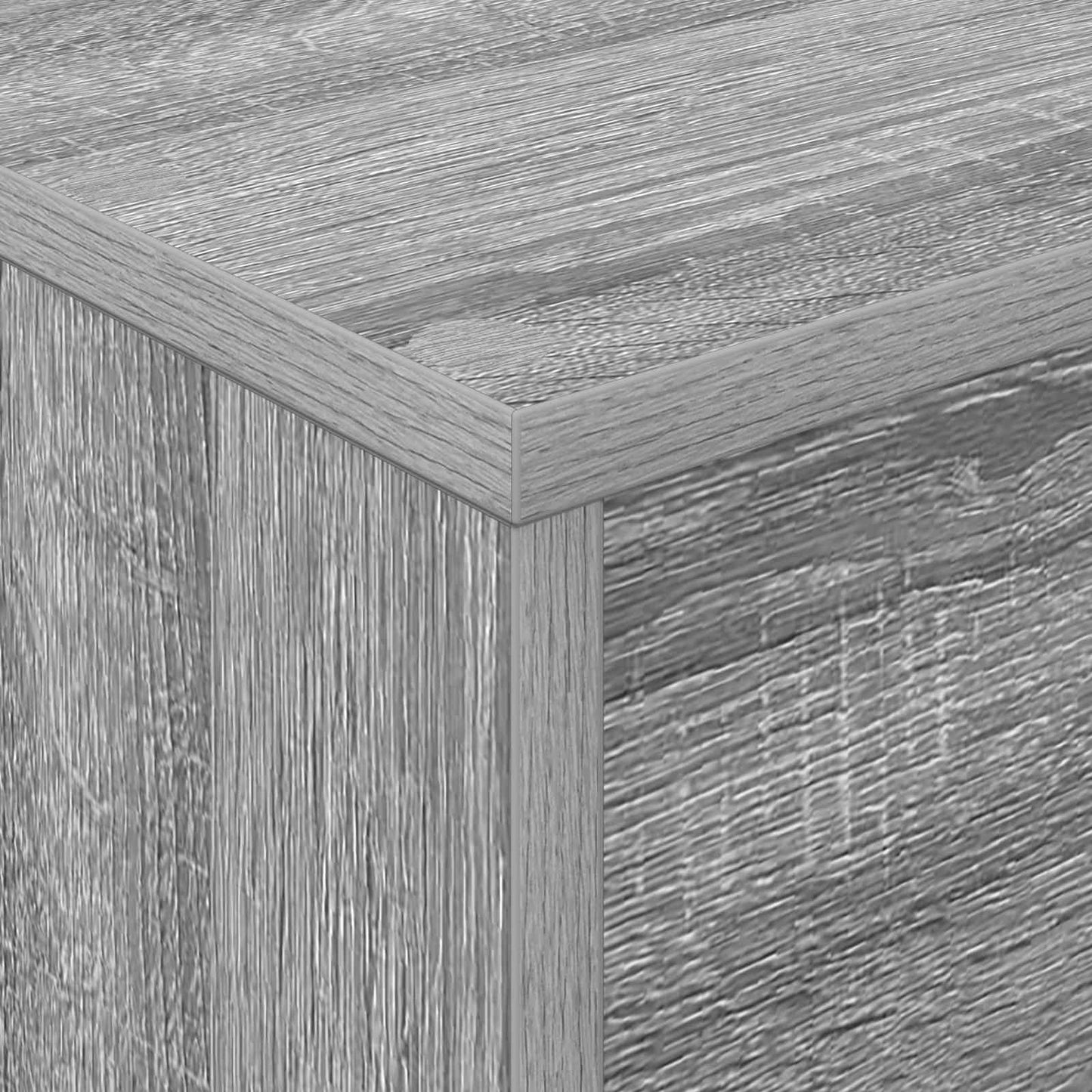 vidaXL Ράφι Περιοδικών Γκρίζο Σονομα 70 x 41 x 156 εκ.