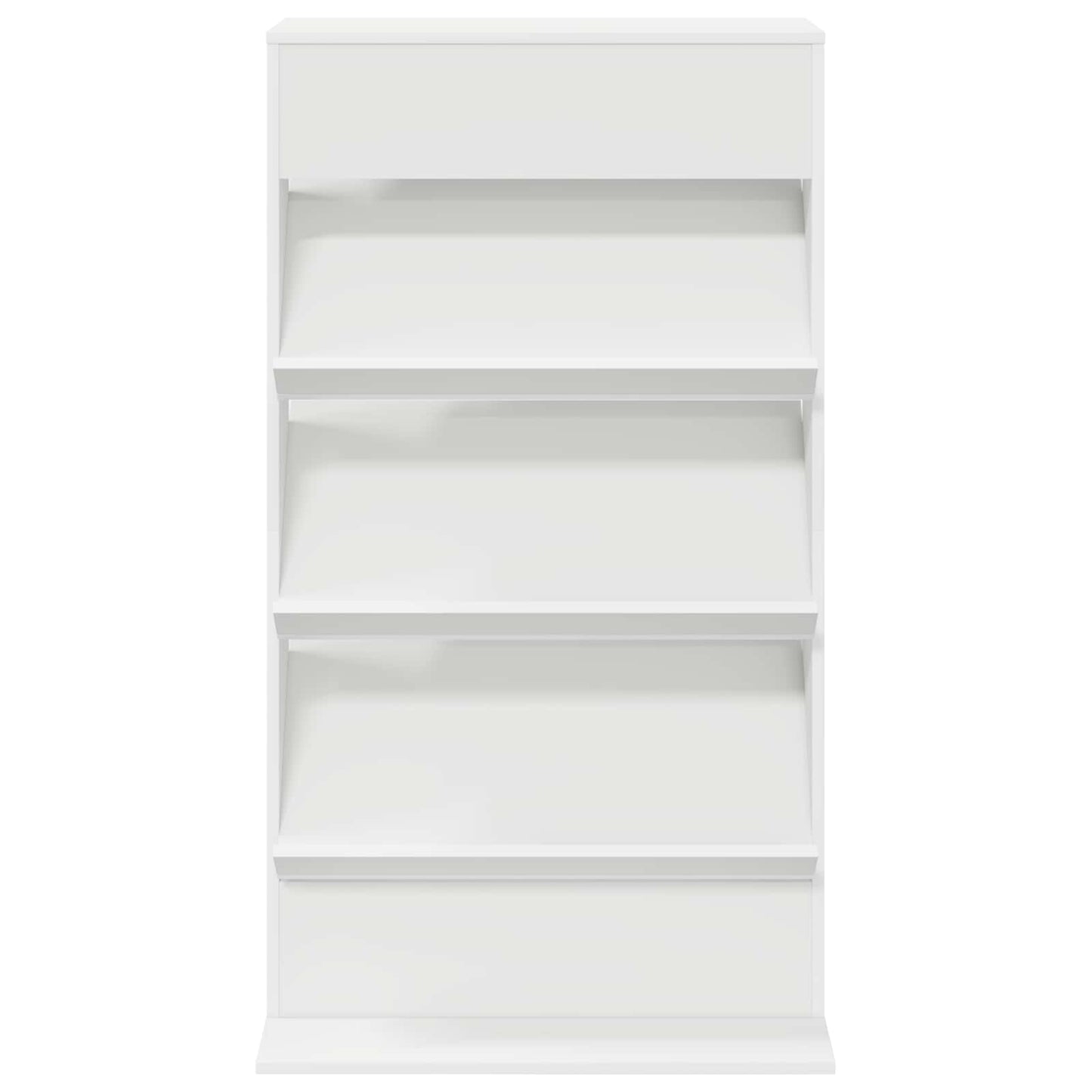 vidaXL Ράφι Περιοδικών Λευκό 70 x 41 x 126 εκ. Επεξεργασμένο ξύλο