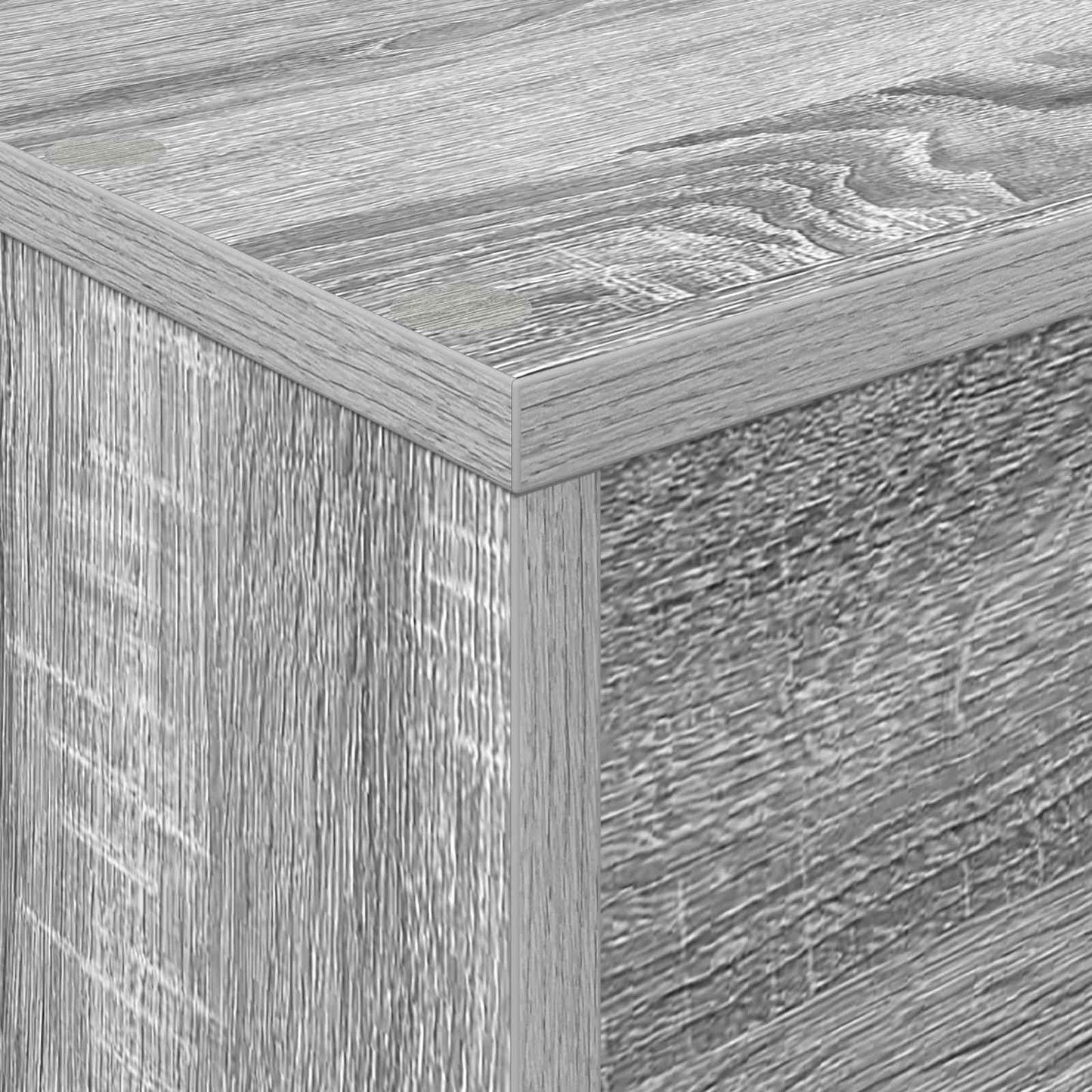 vidaXL Ράφι Περιοδικών με ράφι Γκρίζο Σονομα 70 x 41 x 126 εκ.