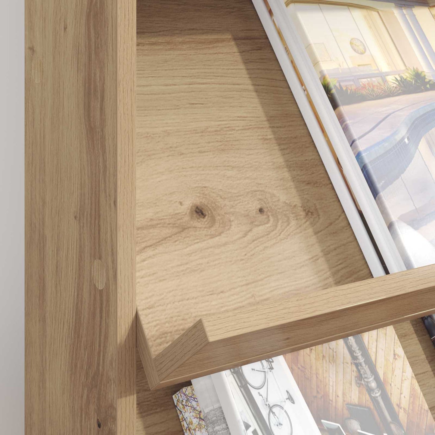 vidaXL Ράφι Περιοδικών Artisan Oak 70 x 41 x 96 εκ. Επεξεργασμένο ξύλο
