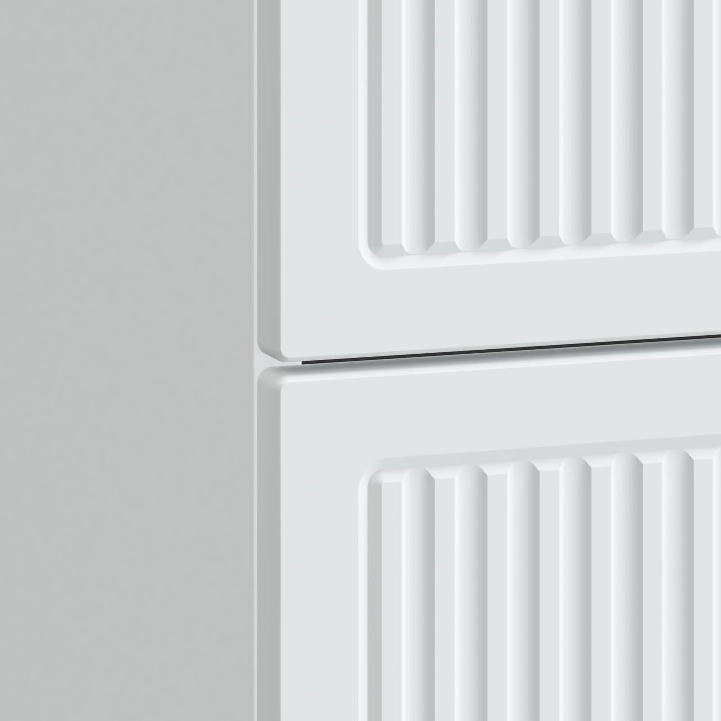 vidaXL Κομοδίνο Λευκό 43 x 34,5 x 47,5 εκ Επεξεργασμένο Ξύλο