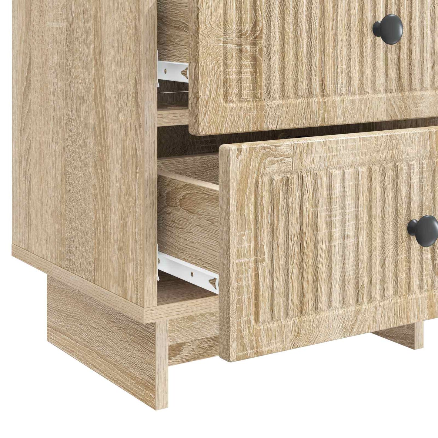 vidaXL Κομοδίνο Sonoma Δρυς 43 x 34,5 x 47,5 εκ Επεξεργασμένο Ξύλο