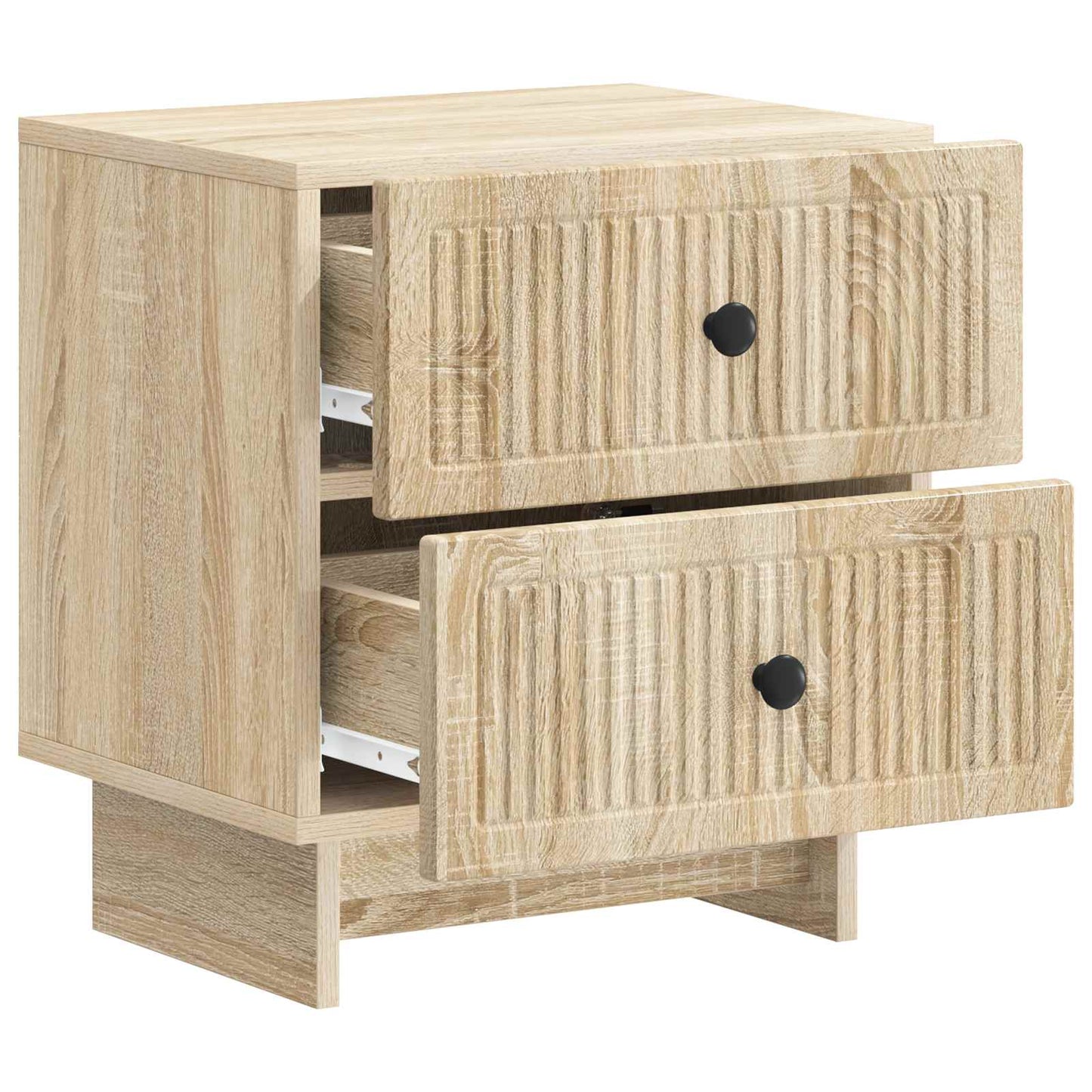 vidaXL Κομοδίνο Sonoma Δρυς 43 x 34,5 x 47,5 εκ Επεξεργασμένο Ξύλο