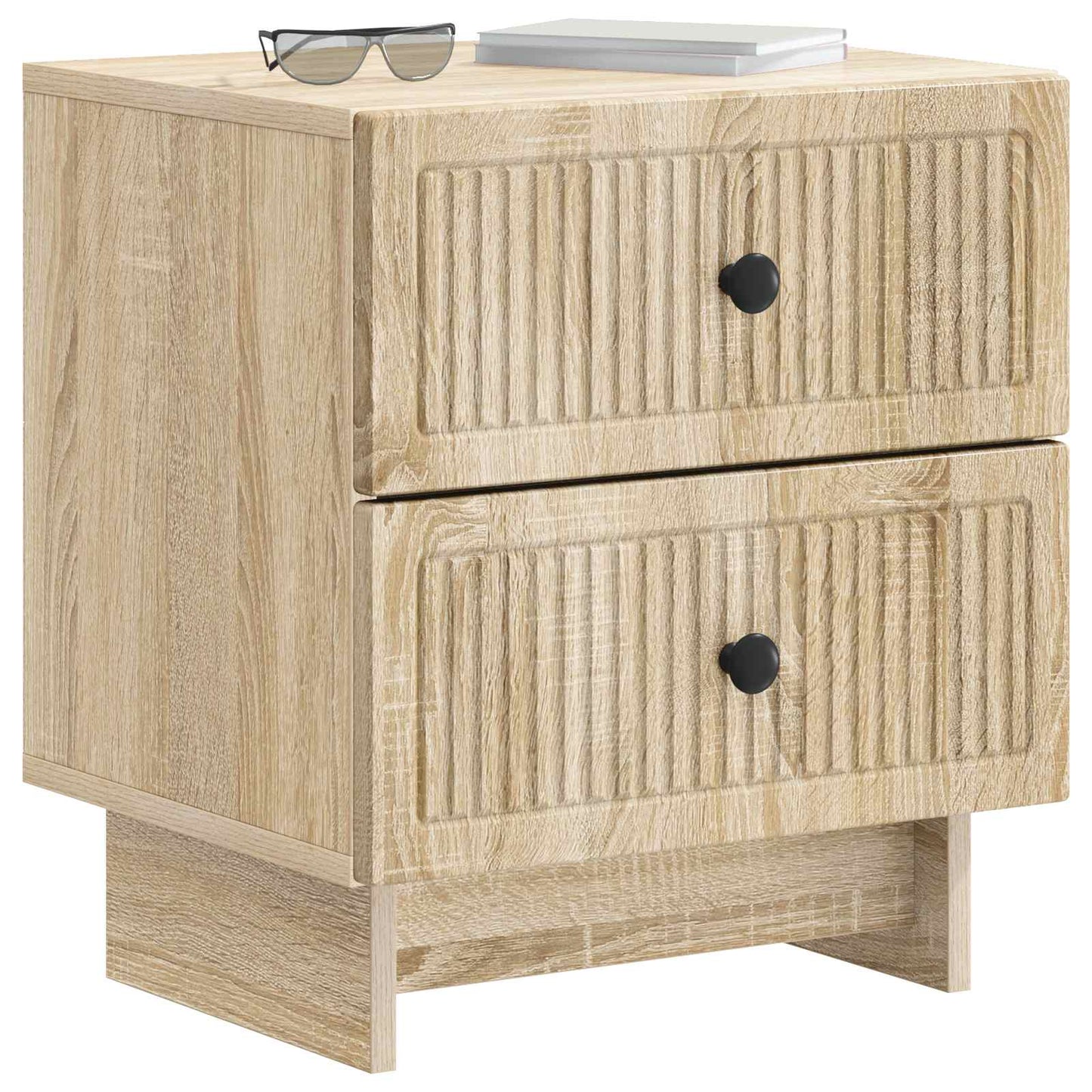 vidaXL Κομοδίνο Sonoma Δρυς 43 x 34,5 x 47,5 εκ Επεξεργασμένο Ξύλο