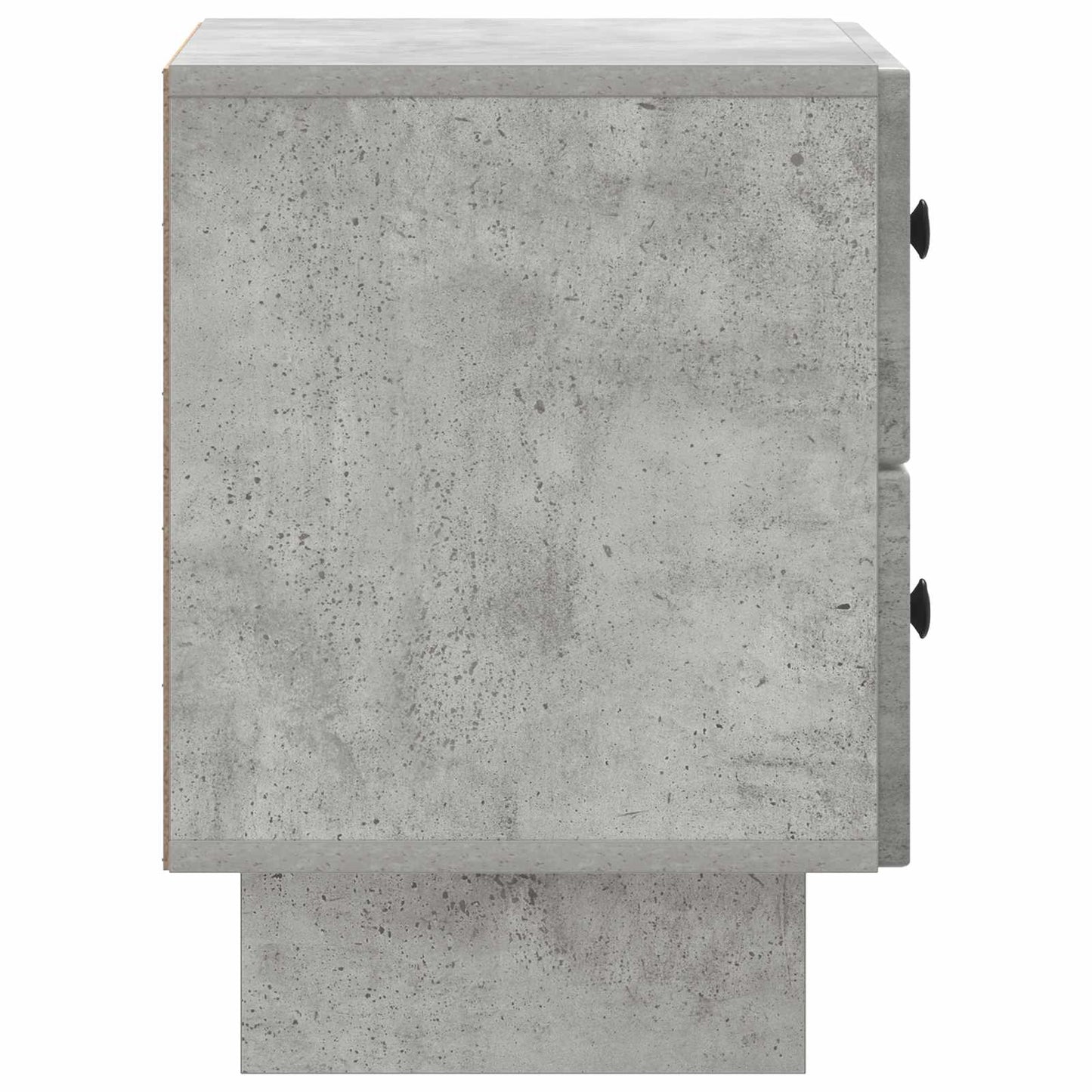vidaXL Κομοδίνο με συρτάρι Γκρι Σκυροδέματος 43 x 34,5 x 47,5 εκ