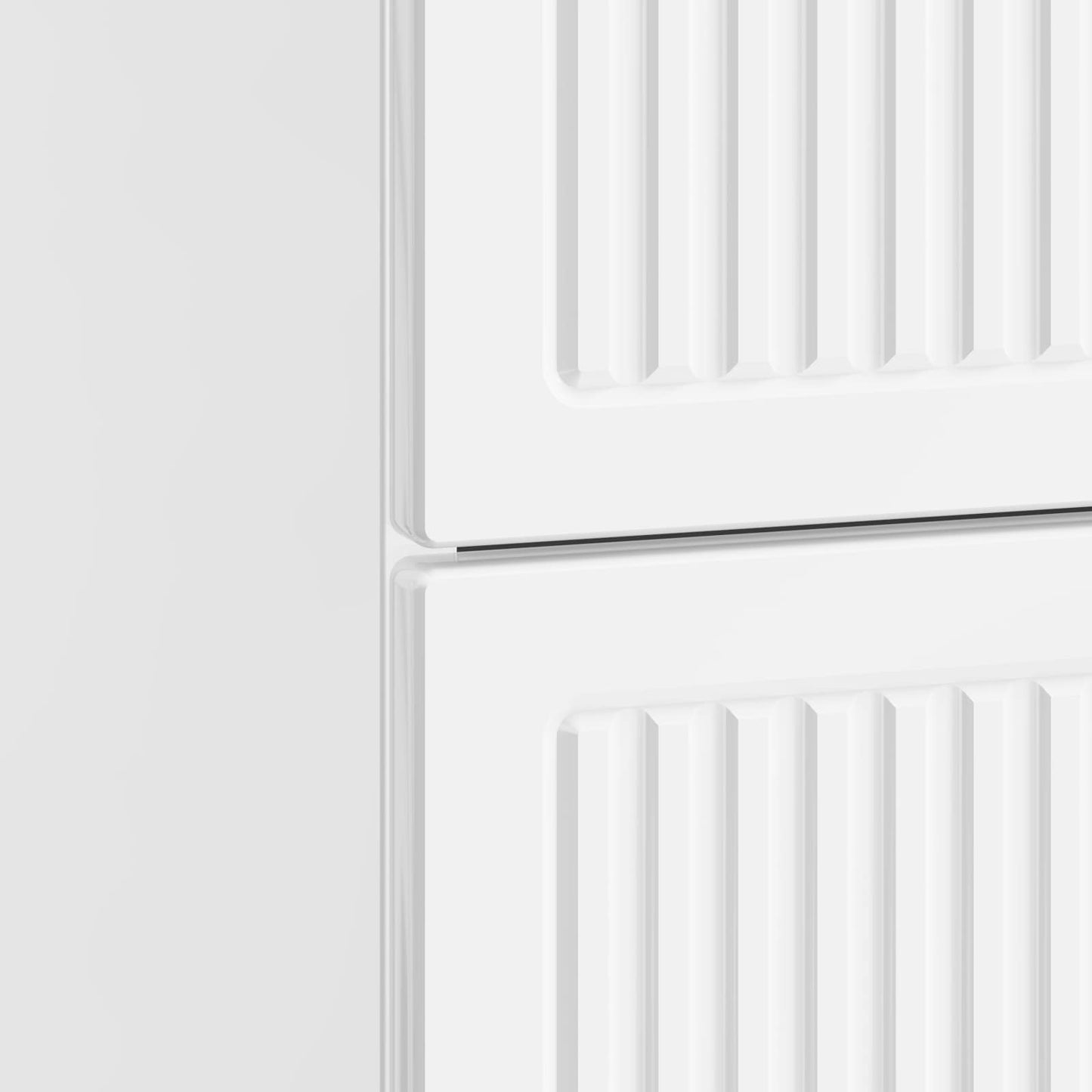 vidaXL Κομοδίνο με συρτάρι Γυαλιστερό Λευκό 43 x 34,5 x 47,5 εκ
