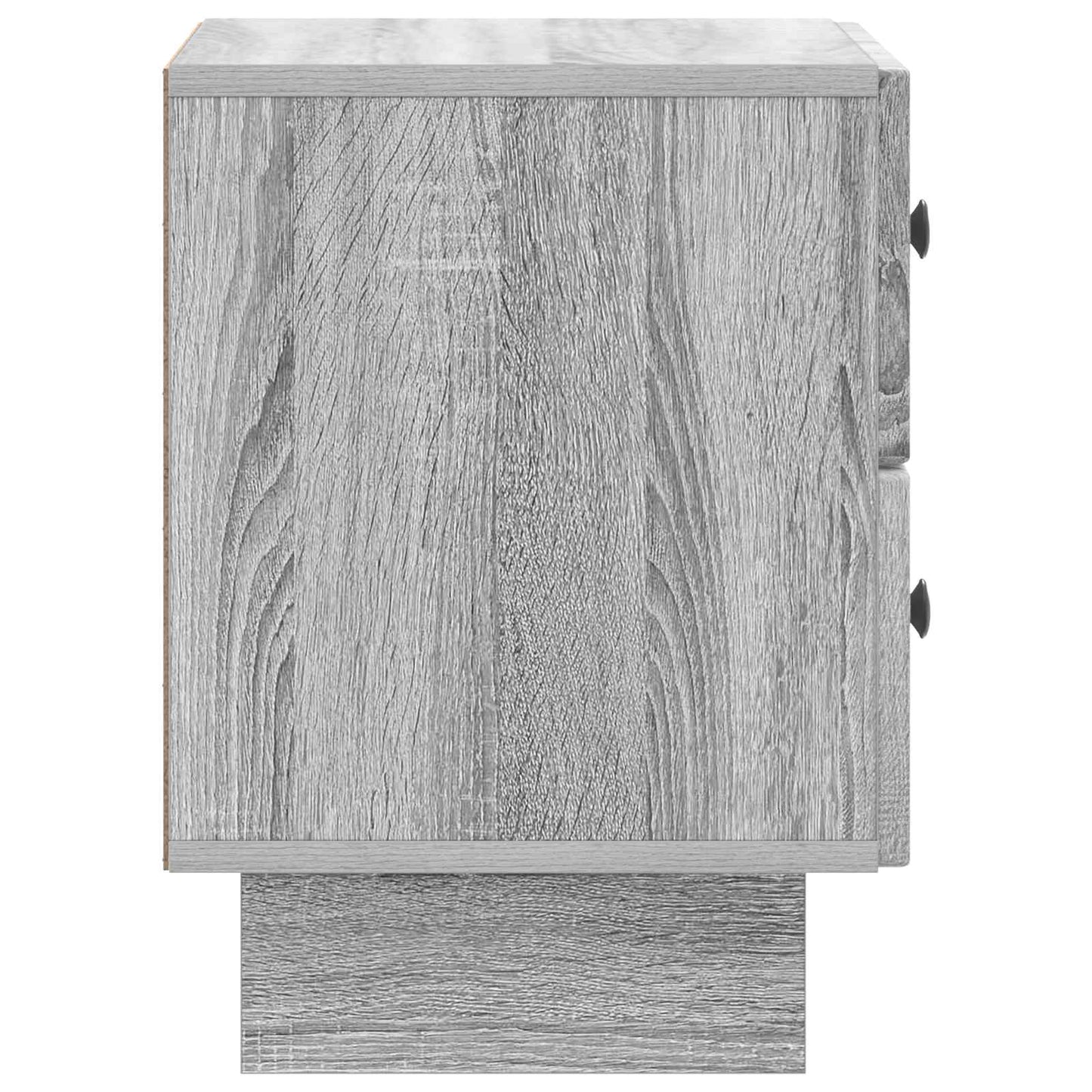 vidaXL Κομοδίνο 2 τμχ. Γκρι Sonoma 43 x 34,5 x 47,5 εκ