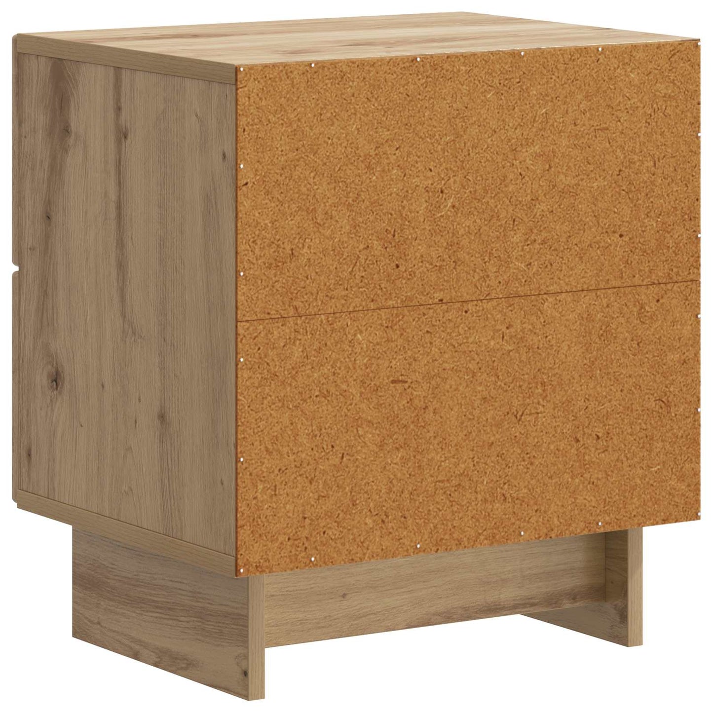 vidaXL Κομοδίνο Artisan Δρυς 43 x 34,5 x 47,5 εκ Επεξεργασμένο Ξύλο