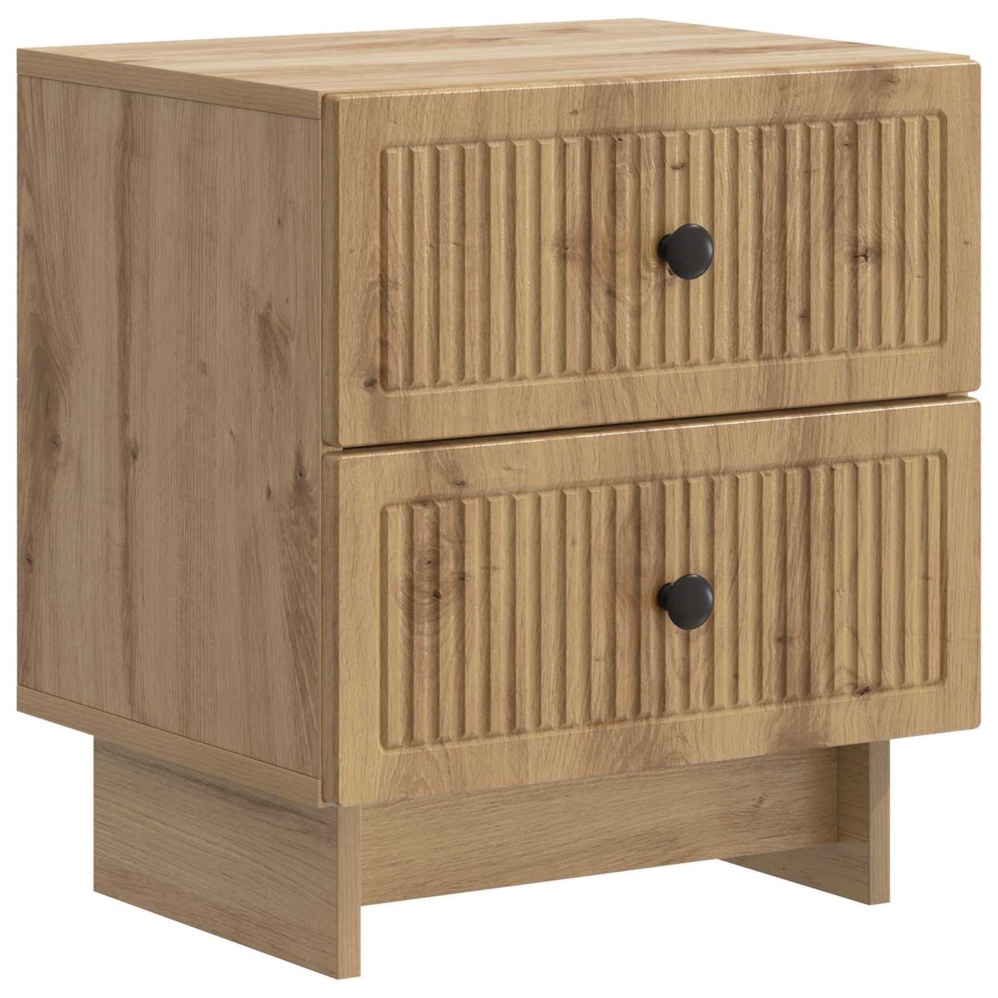 vidaXL Κομοδίνο 2 τμχ. Artisan Δρυς 43 x 34,5 x 47,5 εκ
