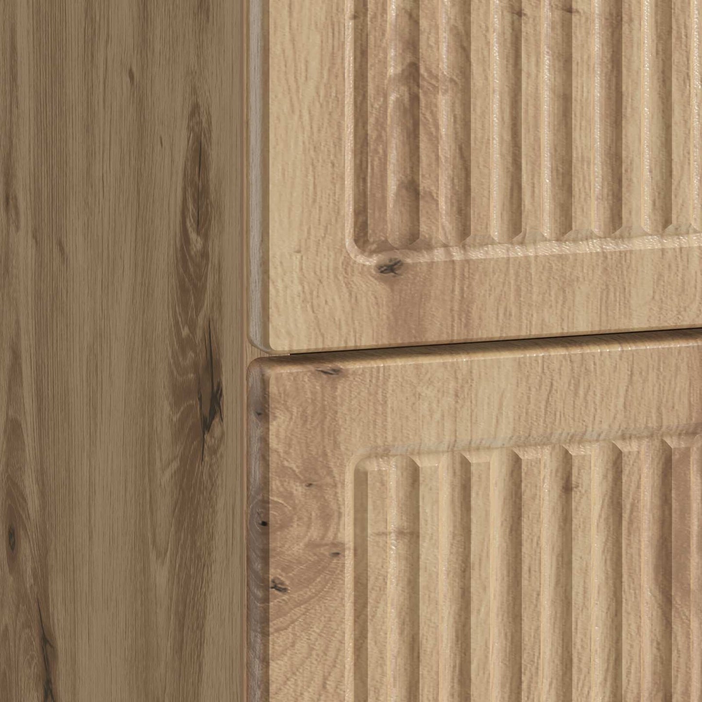 vidaXL Κομοδίνο Artisan Δρυς 62 x 34,5 x 47,5 εκ Επεξεργασμένο Ξύλο