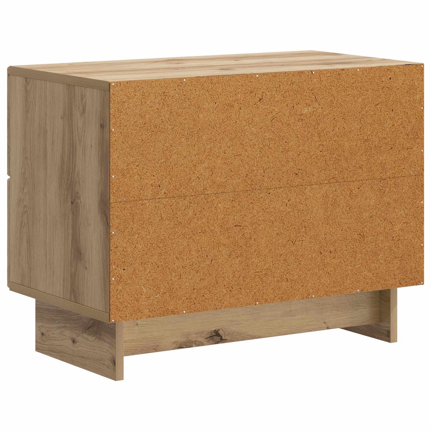 vidaXL Κομοδίνο Artisan Δρυς 62 x 34,5 x 47,5 εκ Επεξεργασμένο Ξύλο