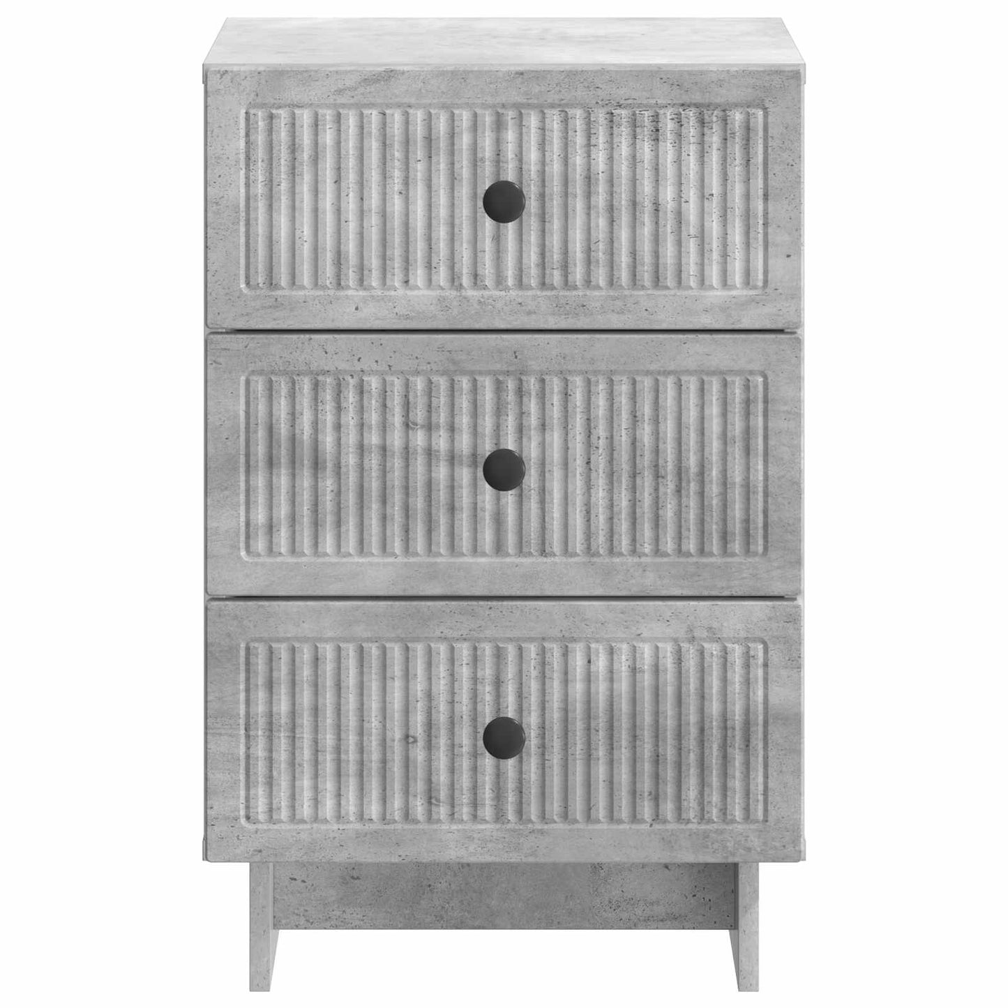 vidaXL Κομοδίνο με συρτάρι Γκρι Σκυροδέματος 43 x 41 x 66,5 εκ.