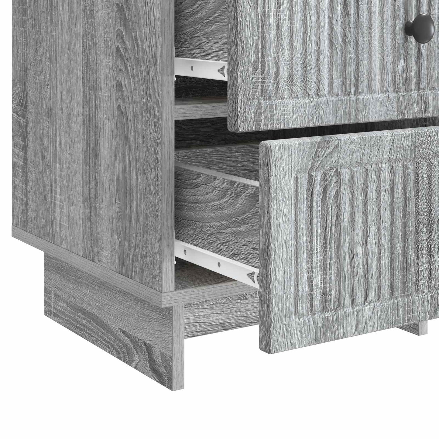 vidaXL Κομοδίνο Γκρι Sonoma 43 x 41 x 66,5 εκ. Επεξεργασμένο Ξύλο